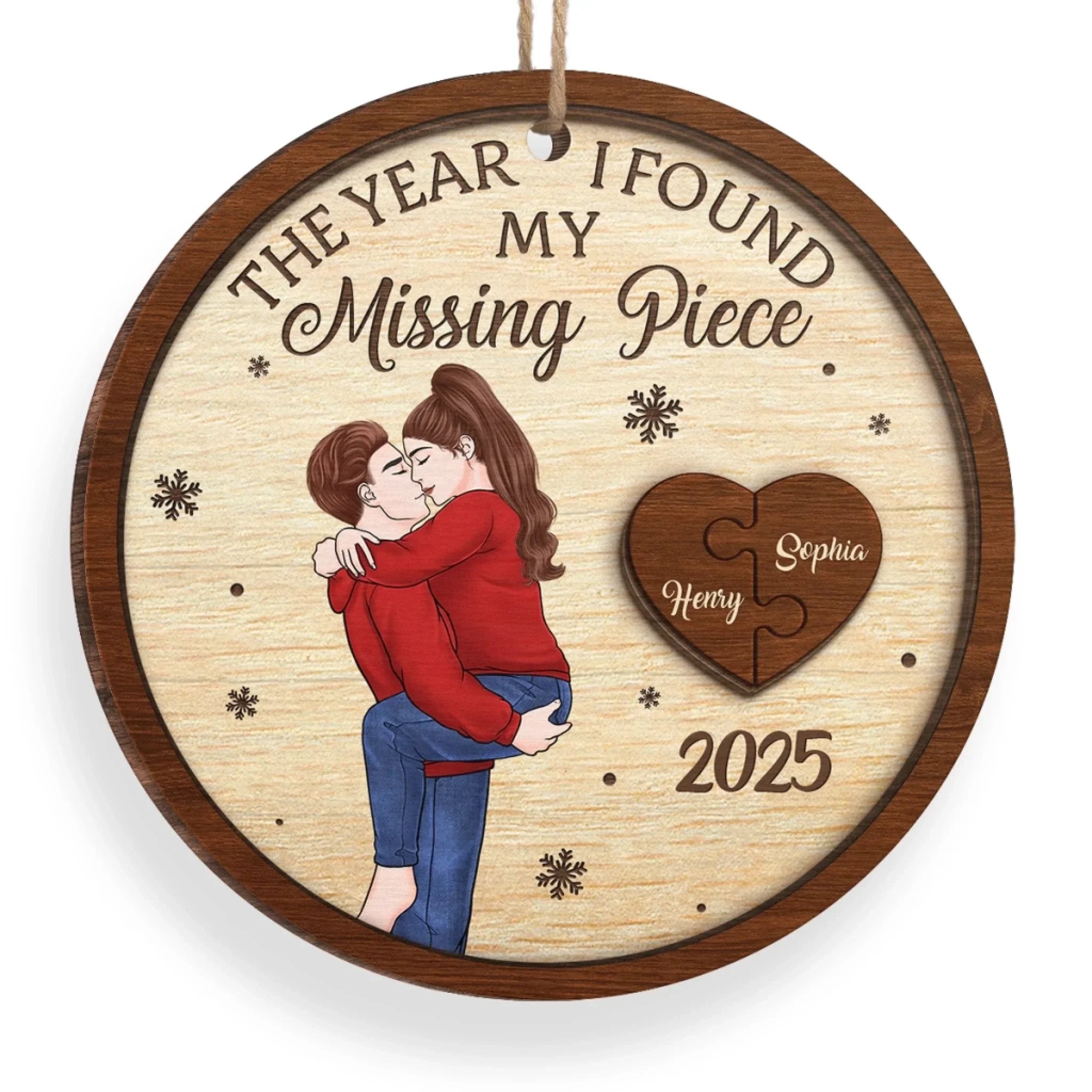 Your Love Is The Best Gift I Could Ever Receive - Couple Personalized Custom Ornament - Wood Custom Shaped - Christmas Gift For Husband Wife, Anniversary