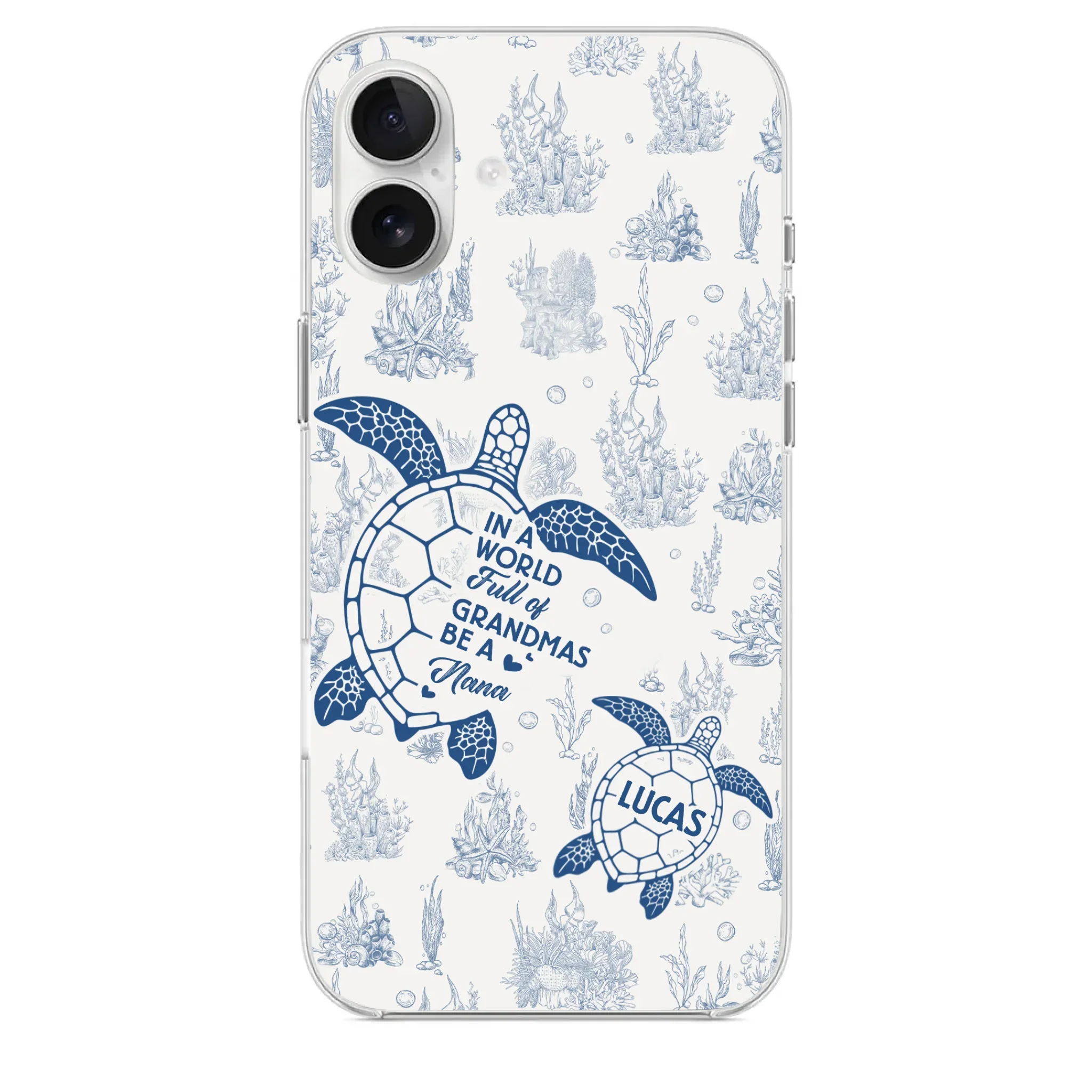 Custom Clear Phone Case - Personalized Birthday Gifts For Mom, Grandma - Stand Out, Be The Nana