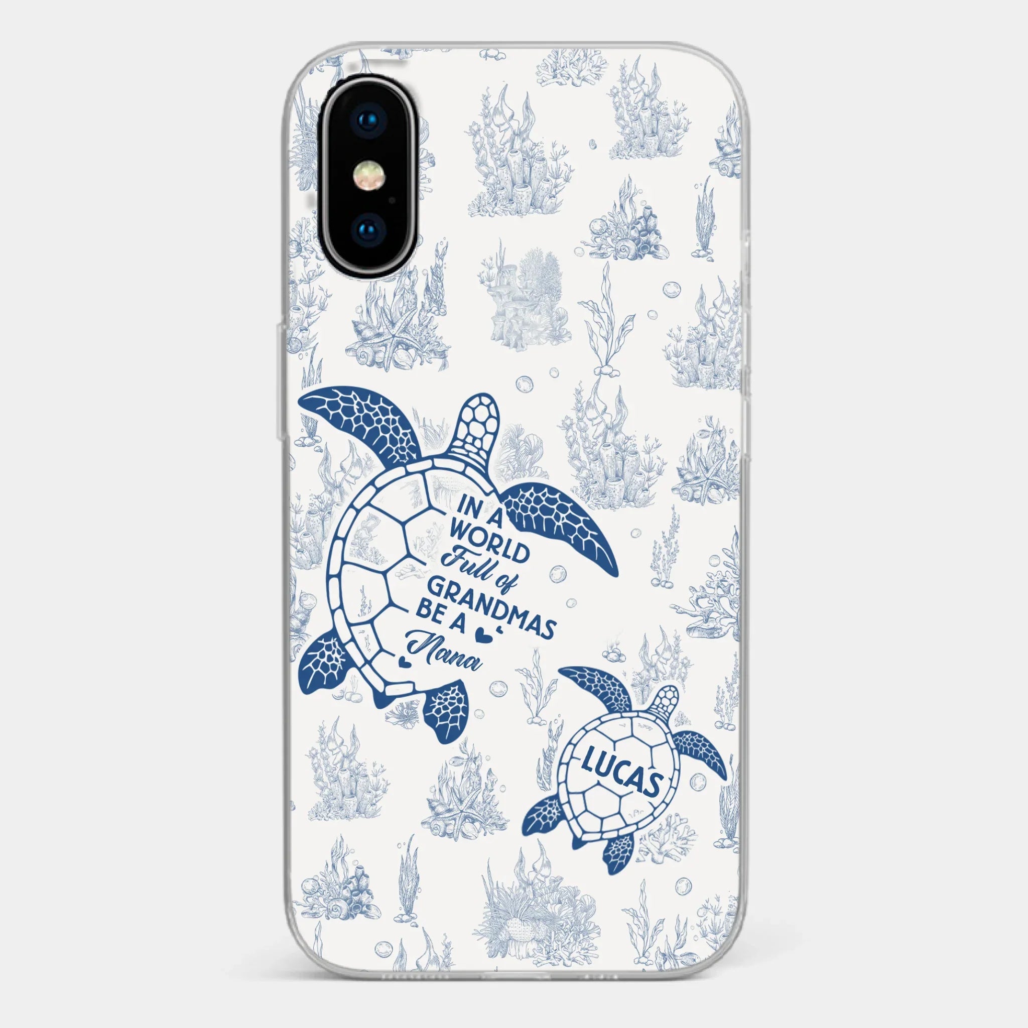 Custom Clear Phone Case - Personalized Birthday Gifts For Mom, Grandma - Stand Out, Be The Nana