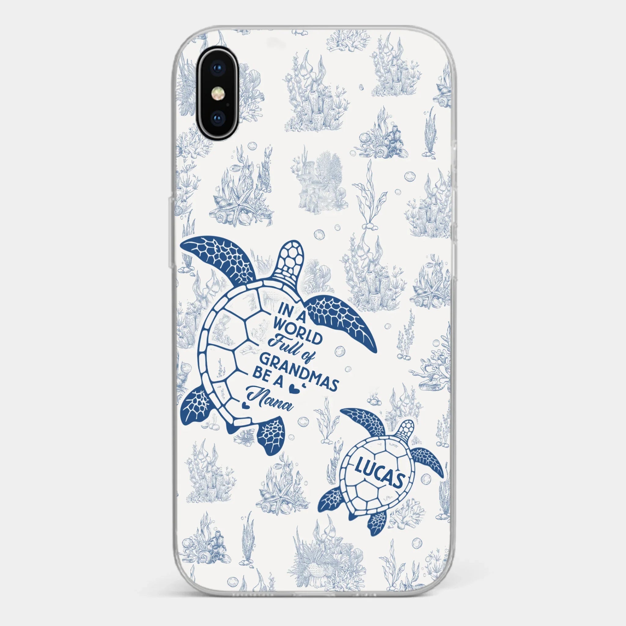 Custom Clear Phone Case - Personalized Birthday Gifts For Mom, Grandma - Stand Out, Be The Nana