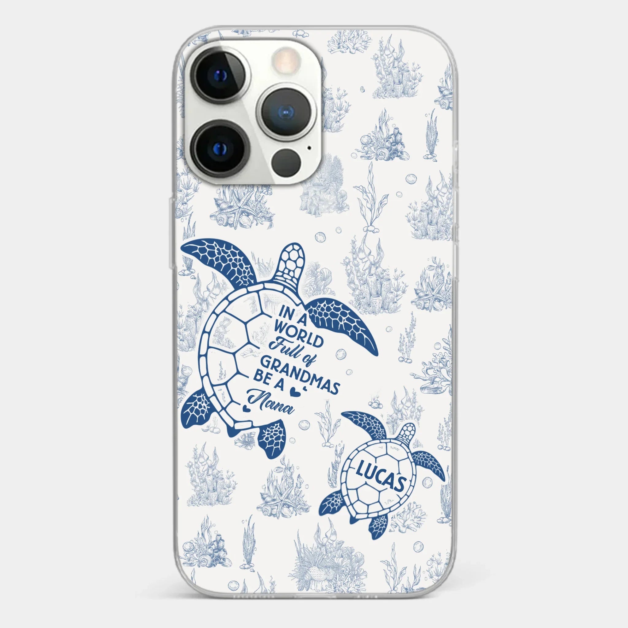 Custom Clear Phone Case - Personalized Birthday Gifts For Mom, Grandma - Stand Out, Be The Nana