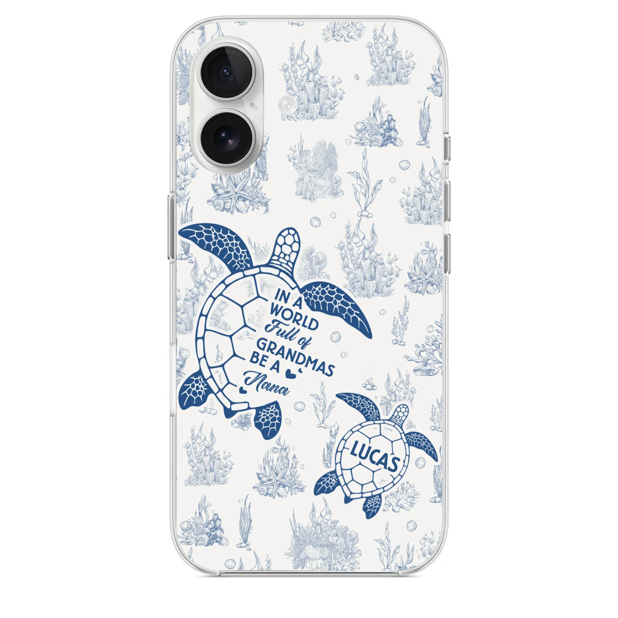 Custom Clear Phone Case - Personalized Birthday Gifts For Mom, Grandma - Stand Out, Be The Nana