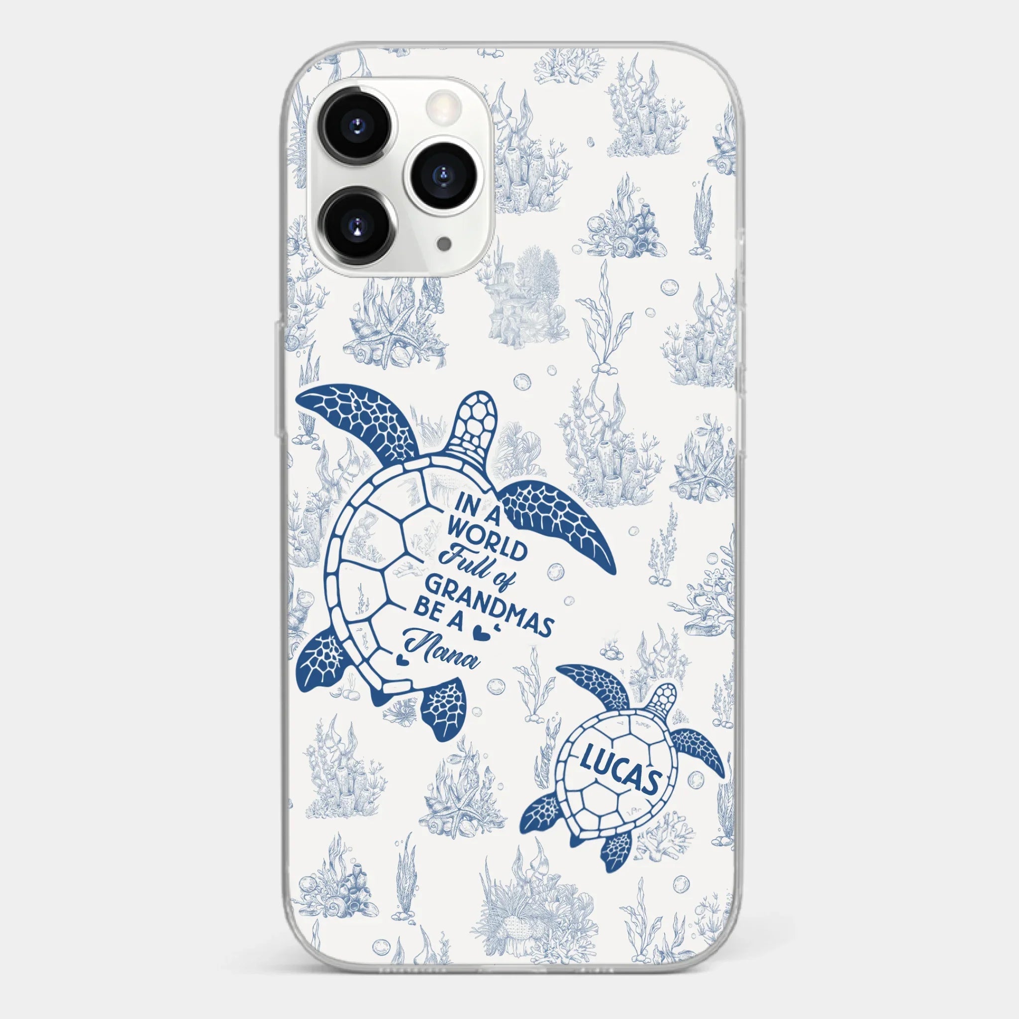 Custom Clear Phone Case - Personalized Birthday Gifts For Mom, Grandma - Stand Out, Be The Nana