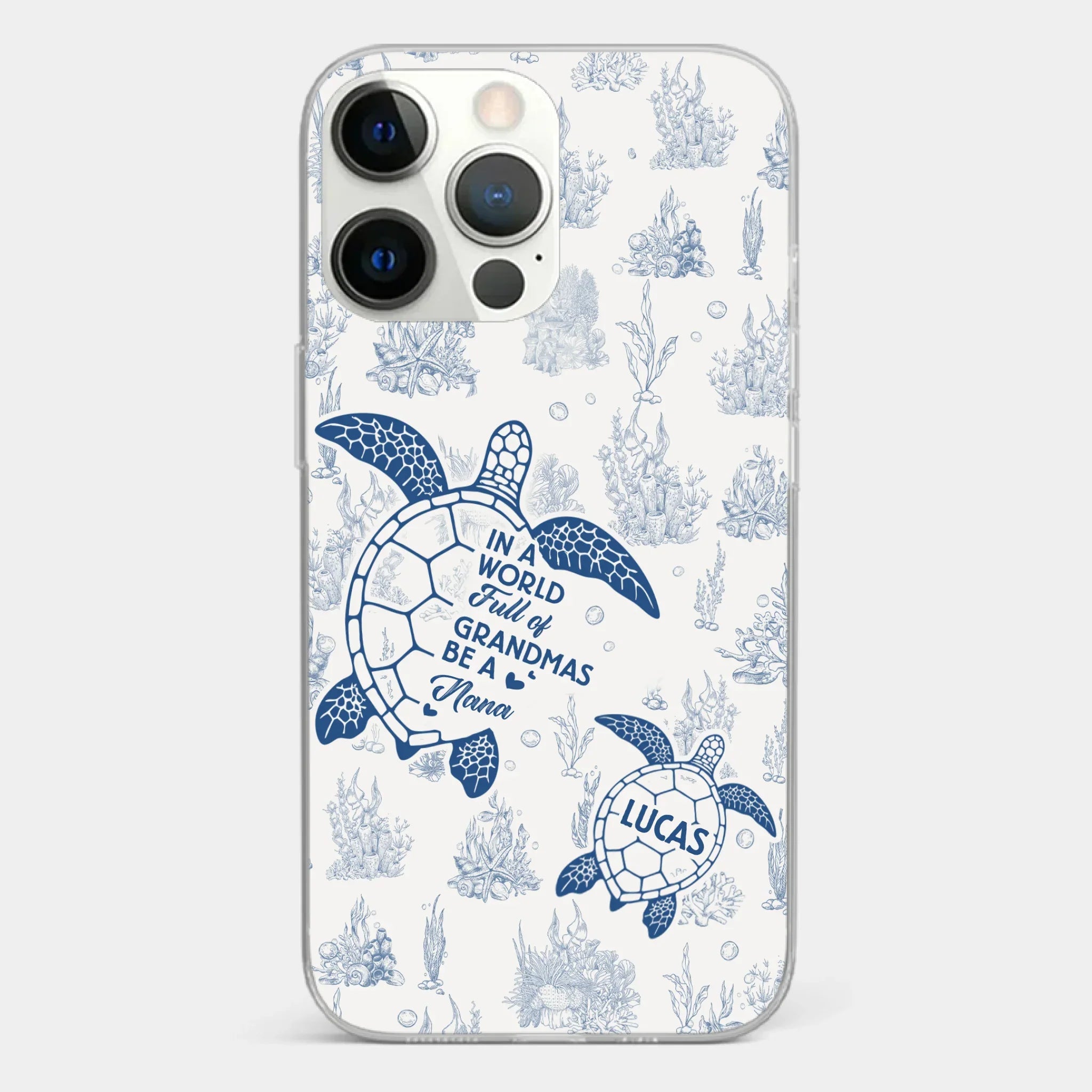 Custom Clear Phone Case - Personalized Birthday Gifts For Mom, Grandma - Stand Out, Be The Nana