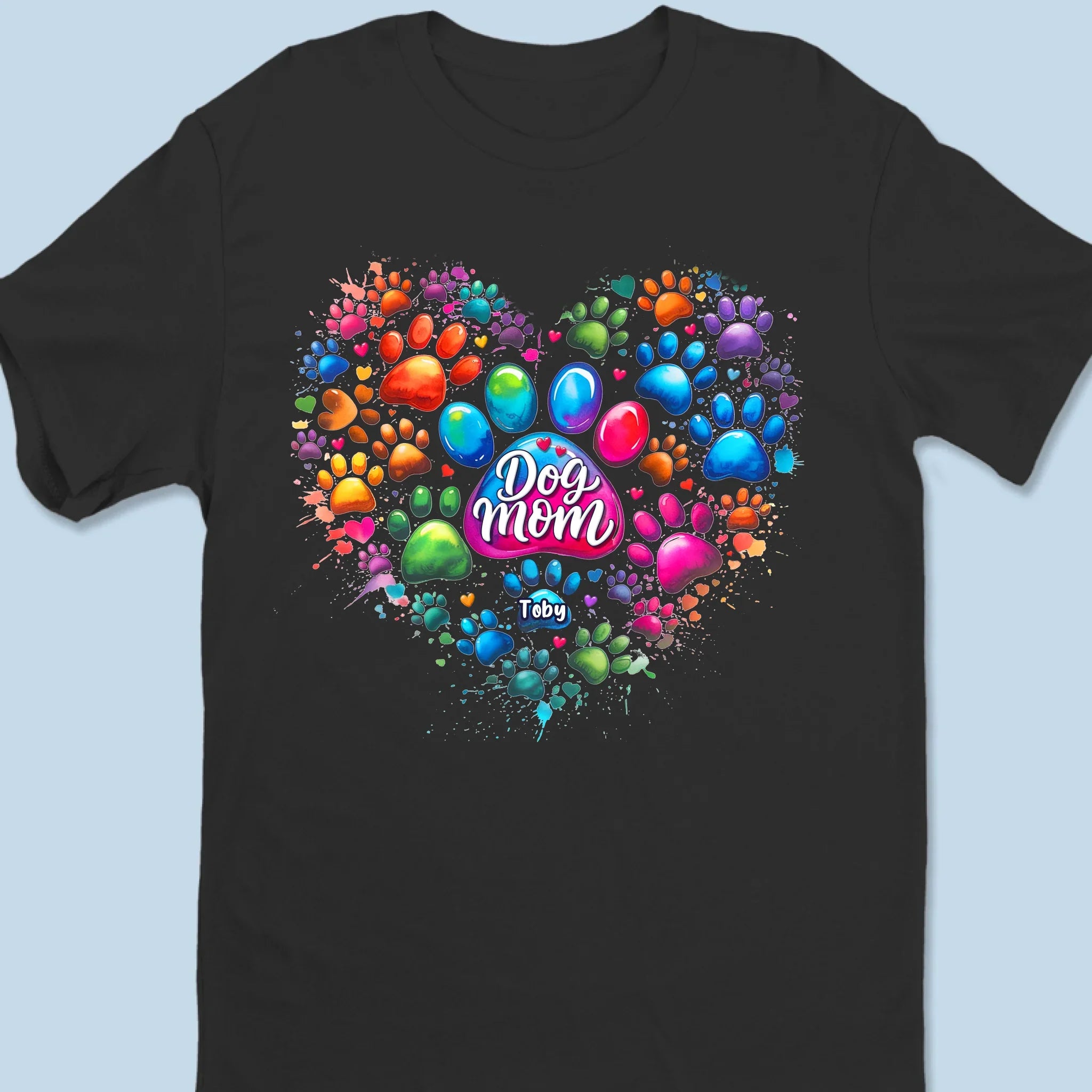 One Proud Dog Mama - Dog & Cat Personalized Custom Unisex T-shirt, Premium T-shirt, Hoodie - Mother's Day, Gift For Pet Owners, Pet Lovers