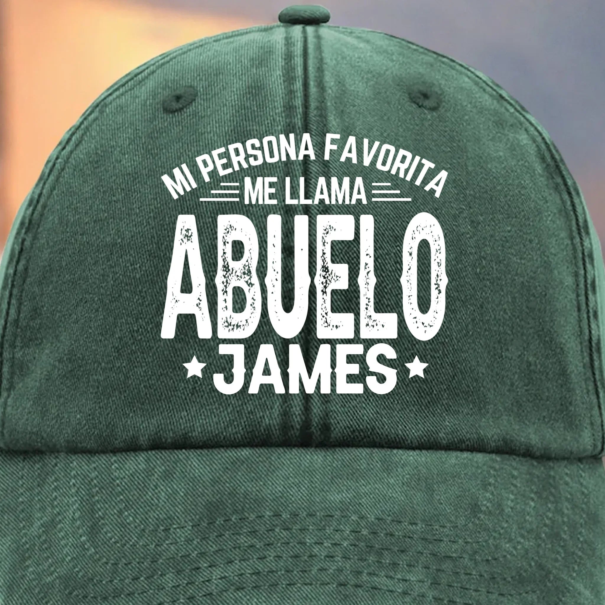 Gorra de Bisbol Personalizada de Mezclilla Vintage Lavada – Regalos de Cumpleaos Personalizados para Pap, Abuelo – La Paternidad Me Queda Bien