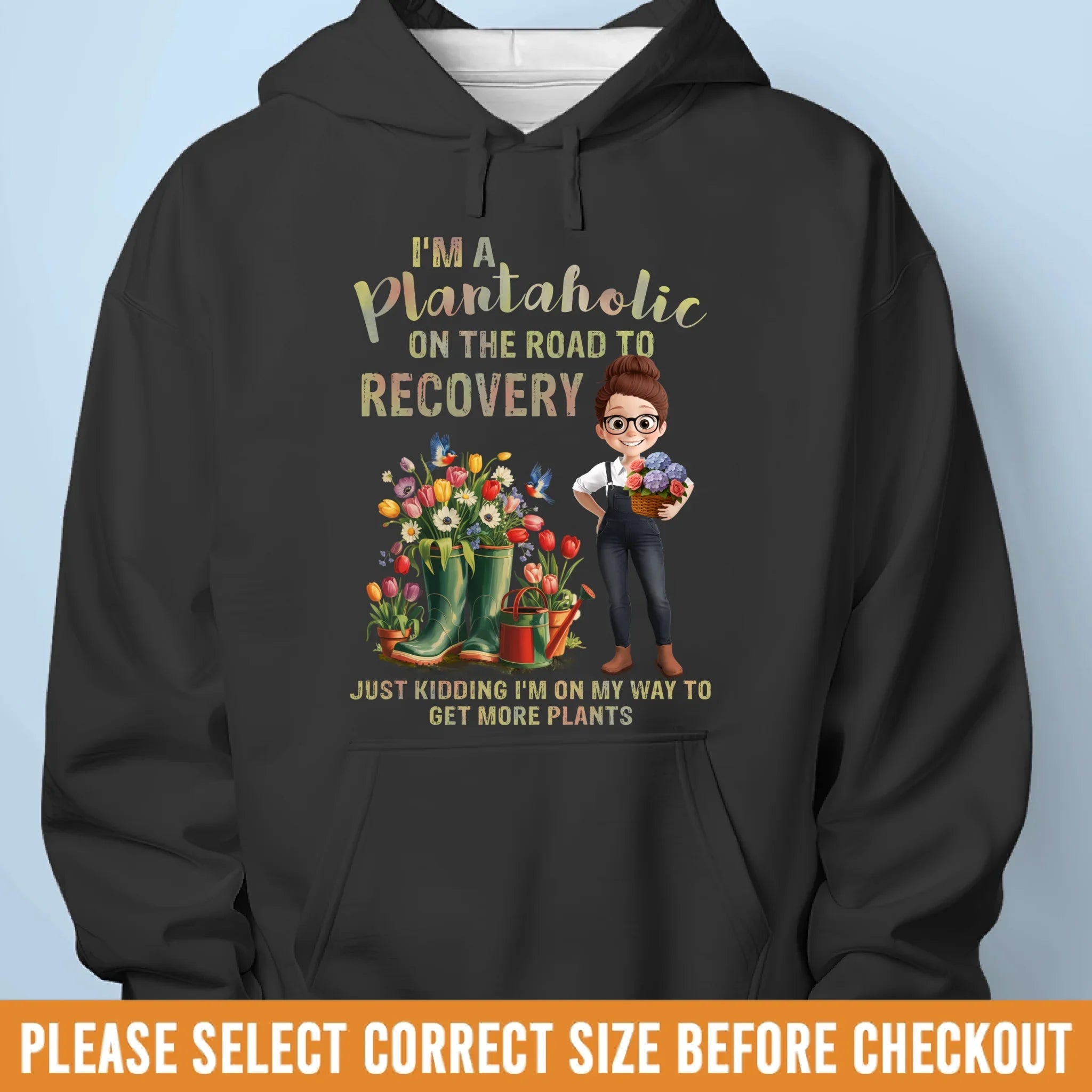 Custom Unisex T-shirt, Premium T-shirt, Hoodie - Personalized Garden Gifts For Gardeners - Plants Are My Love Language