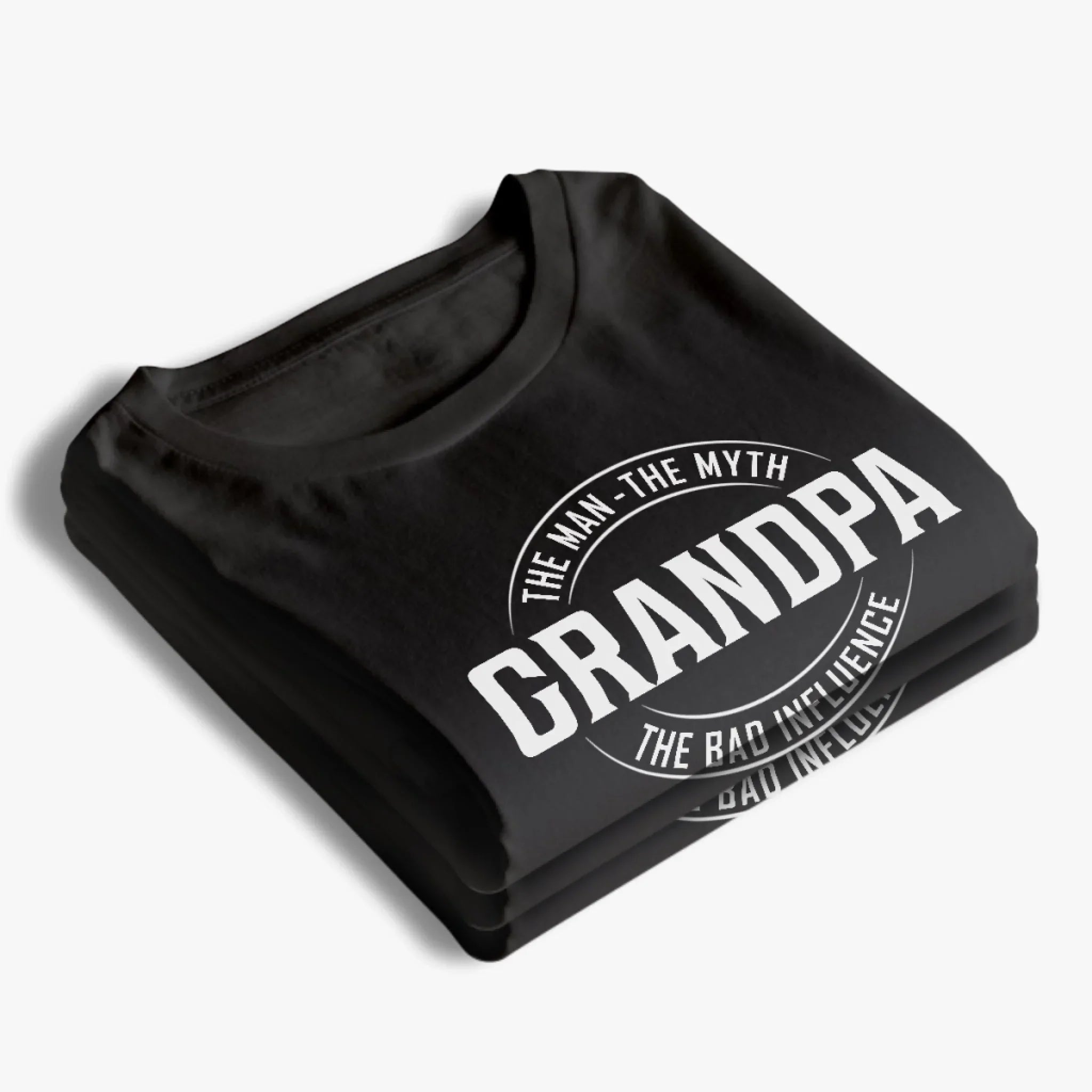 Custom Unisex T-Shirt With Design On Sleeve - Personalized Birthday Gifts For Dad, Grandpa - Legendary Mischief Instructor