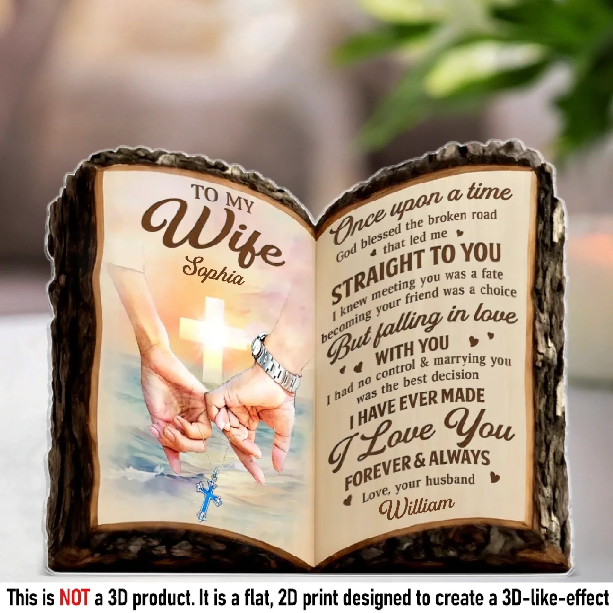 Custom Acrylic Plaque - Personalized Anniversary Wedding Gifts For Husband And Wife, Him And Her - Our Love Story Still My Favorite