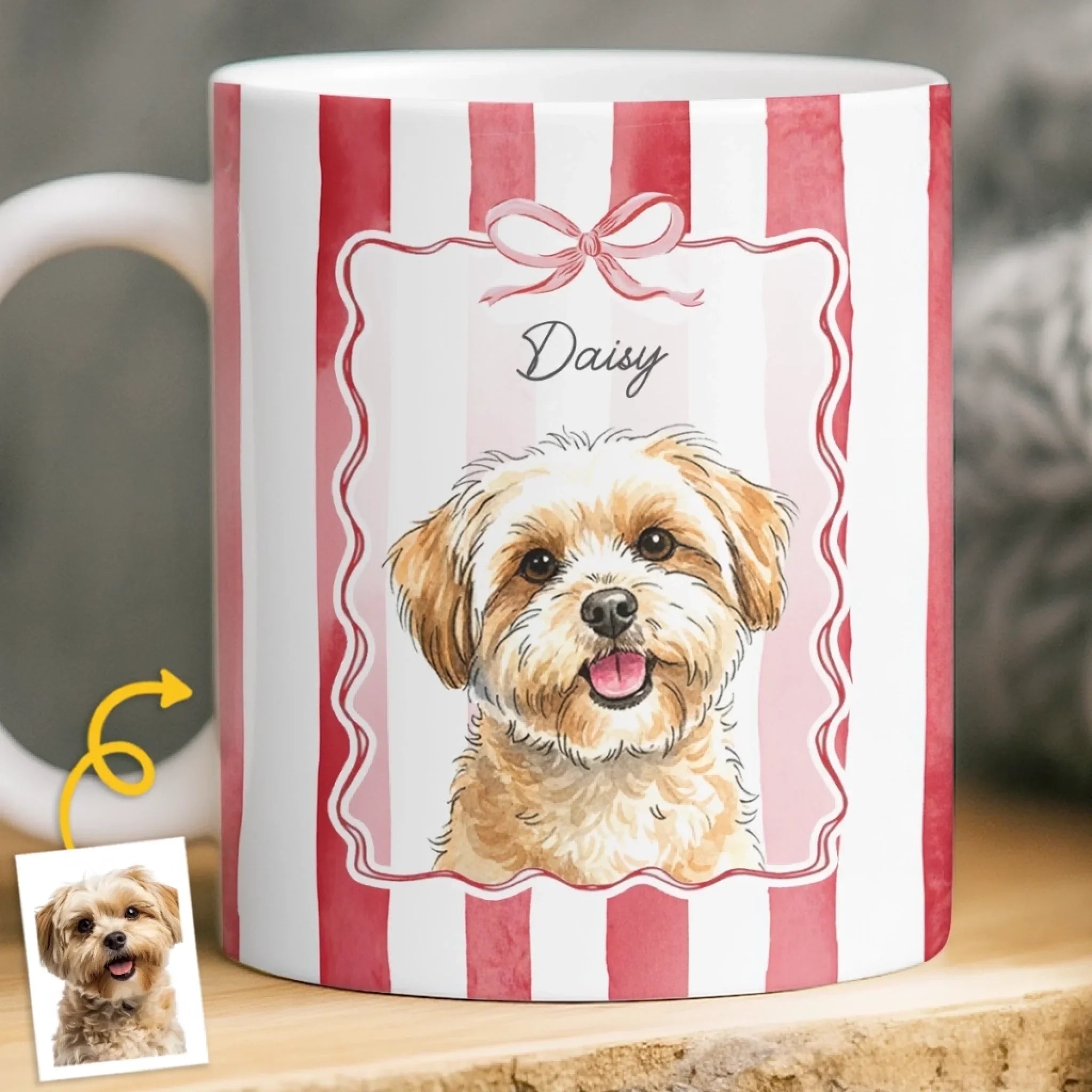 Custom Photo Mug - Personalized Christmas Birthday Gifts For Dog Cat Lovers, Dog Dad And Mom, Cat Owners - Sweetest Companion