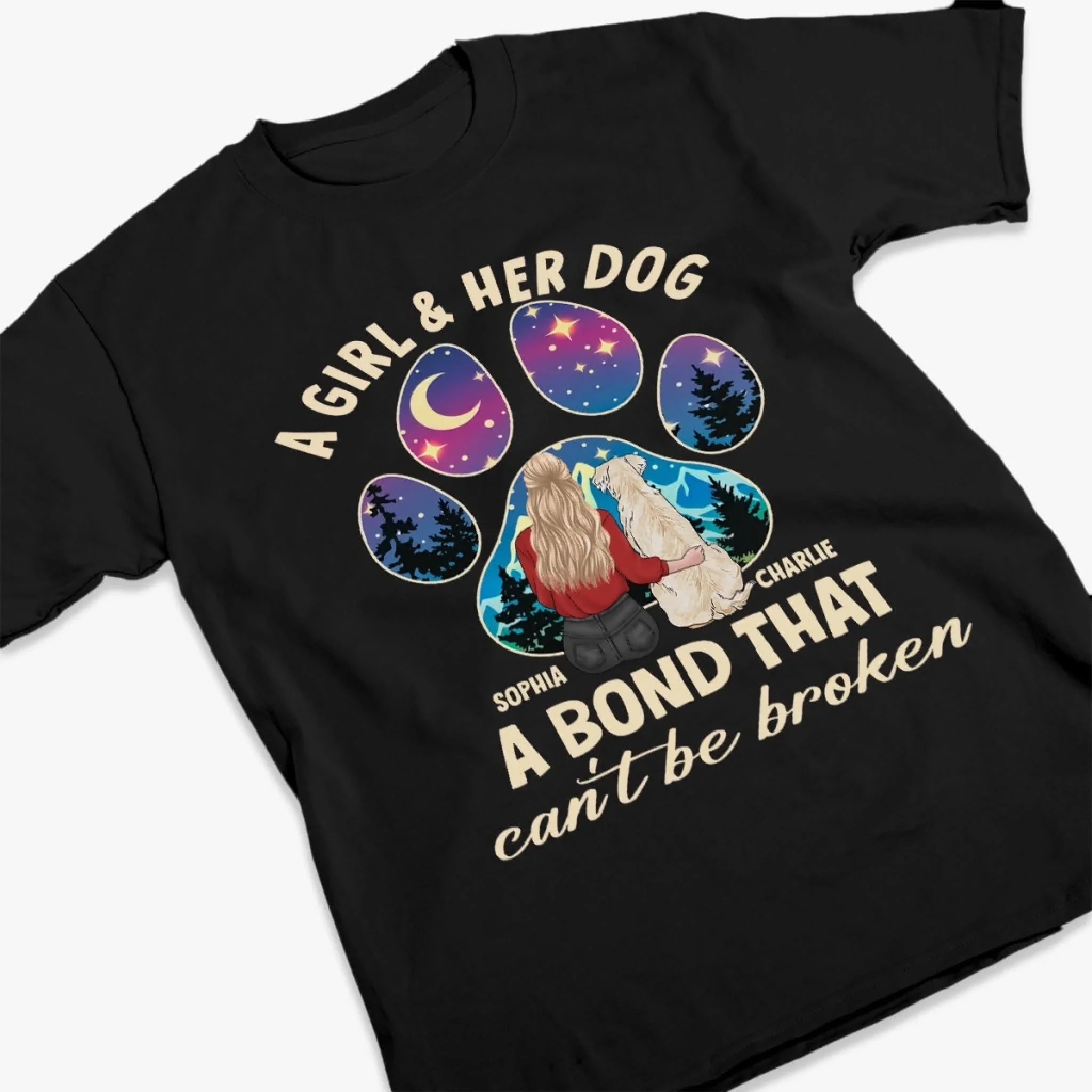 Custom Photo Unisex T-shirt, Premium T-shirt, Hoodie - Personalized Birthday Gifts For Dog Cat Lovers, Dog Dad And Mom, Cat Owners - Paws And Hearts United