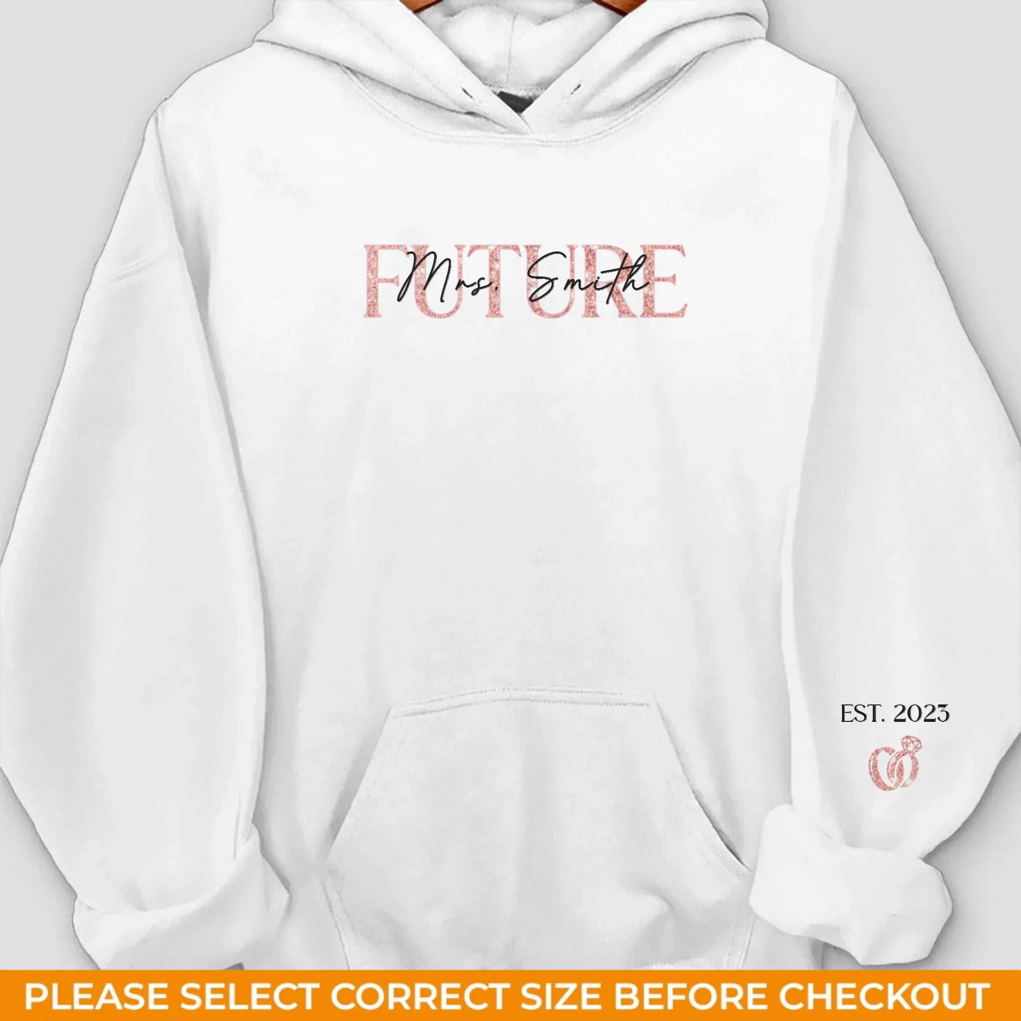 Custom Unisex Sweatshirt, Hoodie With Design On Sleeve - Personalized Gifts For Husband And Wife, Him And Her - You Complete Me