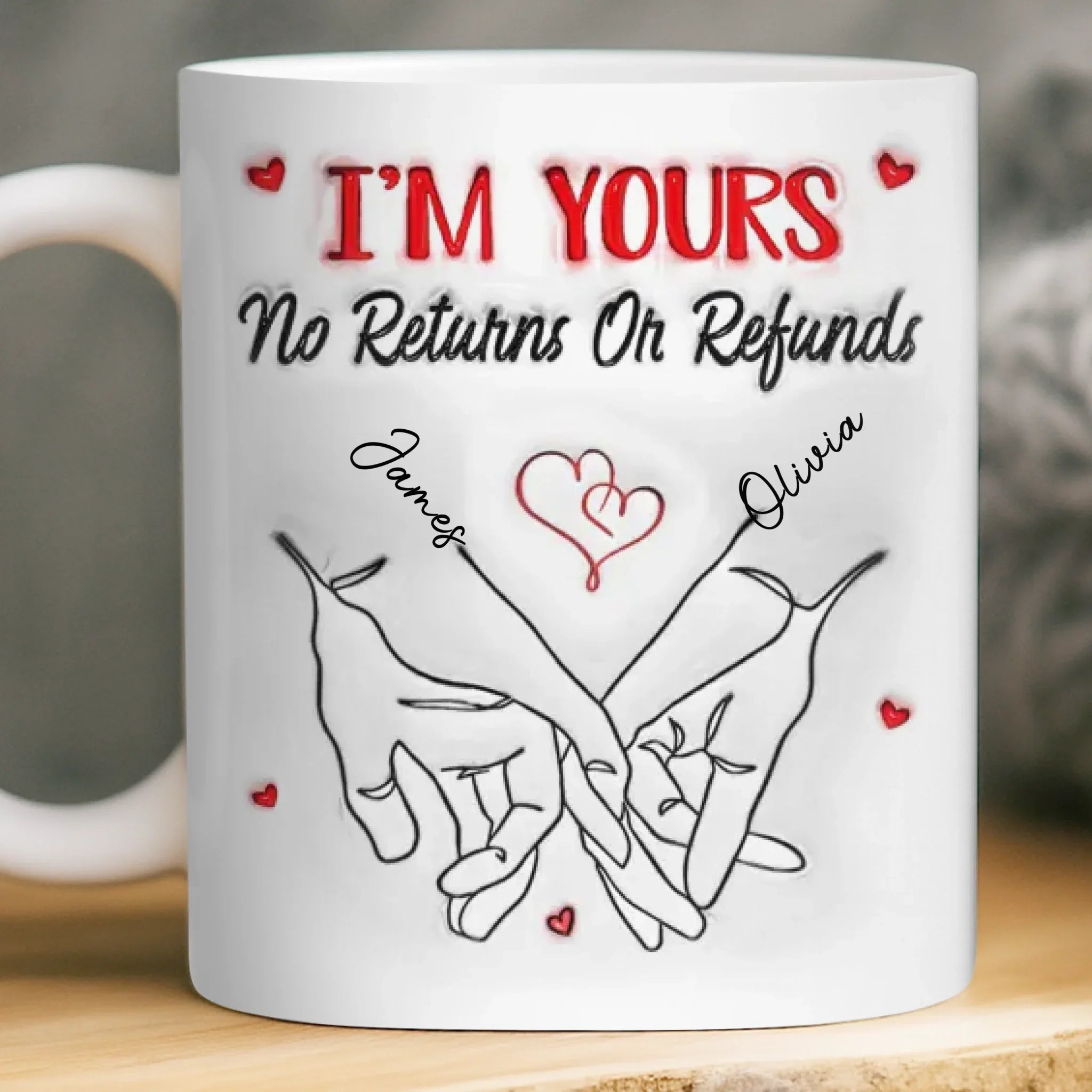 Custom Mug - Personalized Anniversary Wedding Gifts For Husband And Wife, Him And Her - Falling For You Daily