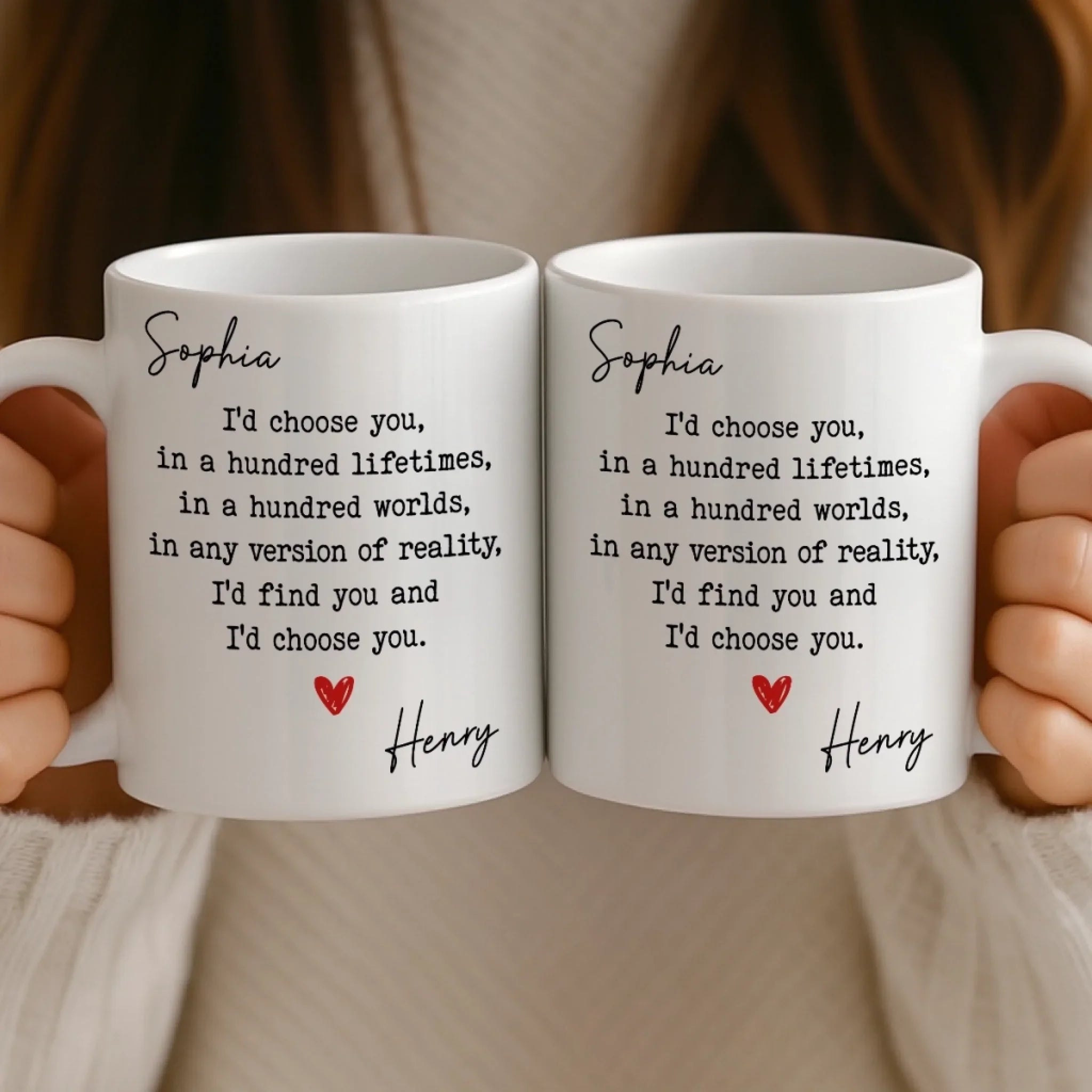 Custom Mug - Personalized Anniversary Wedding Gifts For Husband And Wife, Him And Her - You Make Life Soft
