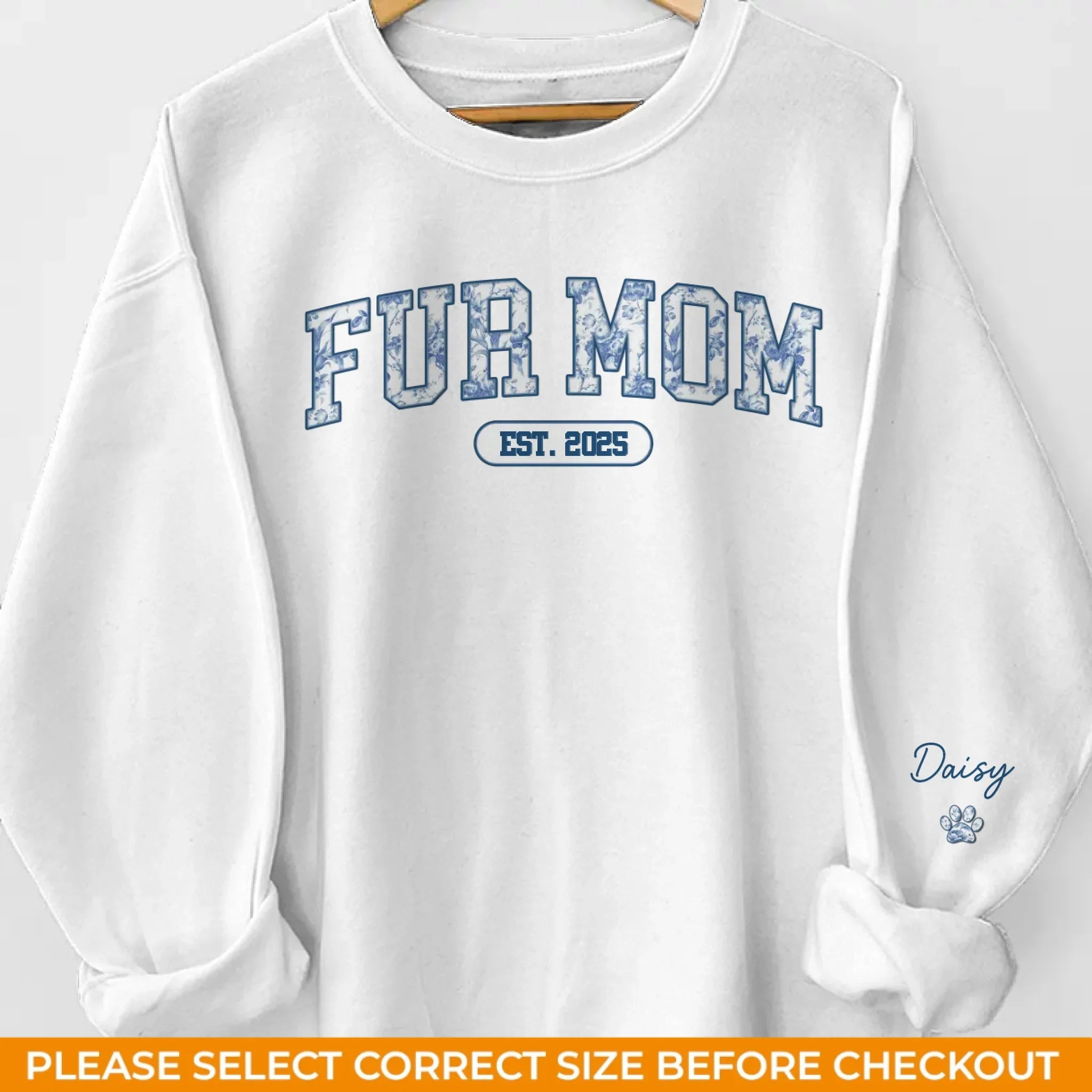 Custom Unisex Sweatshirt, Hoodie With Design On Sleeve - Personalized Christmas Birthday Gifts For Dog Cat Lovers, Dog Dad And Mom, Cat Owners - Pawrent Life Chosen