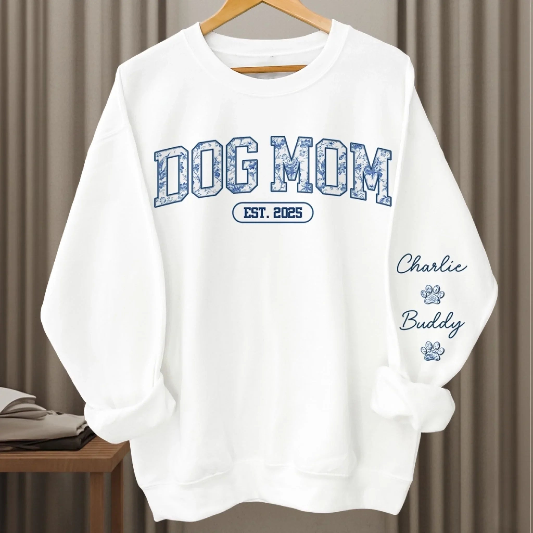 Custom Unisex Sweatshirt, Hoodie With Design On Sleeve - Personalized Christmas Birthday Gifts For Dog Cat Lovers, Dog Dad And Mom, Cat Owners - Pawrent Life Chosen