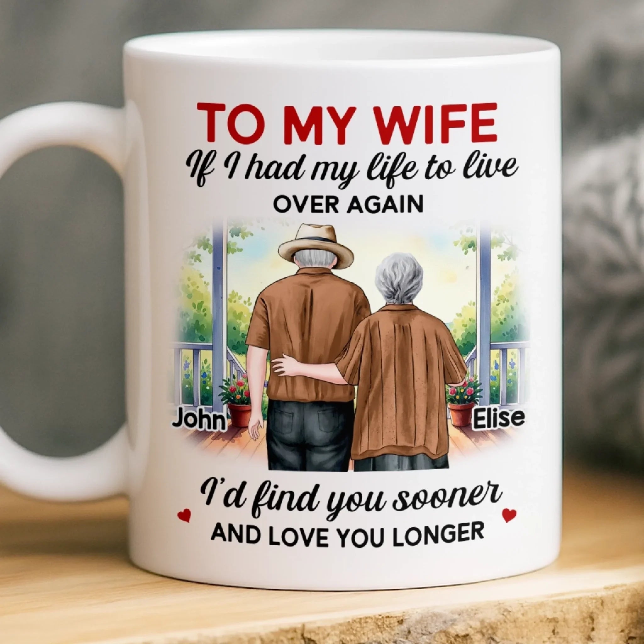 Custom Mug - Personalized Anniversary Wedding Gifts For Husband And Wife, Him And Her - Still Choosing You Every Day
