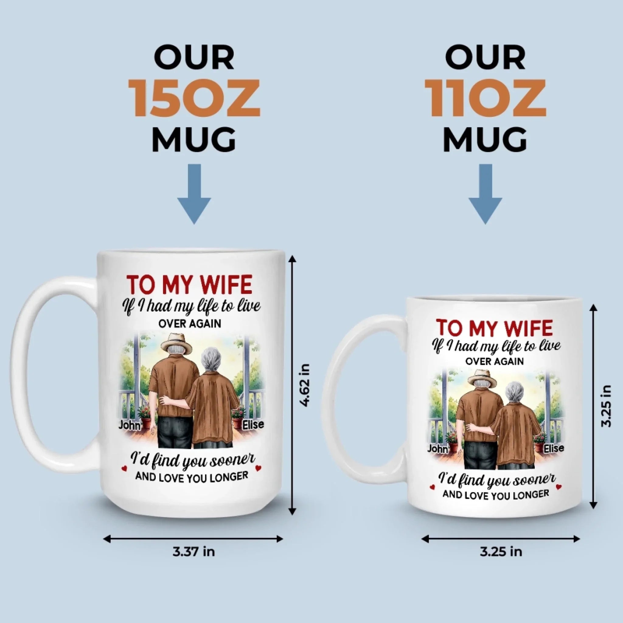 Custom Mug - Personalized Anniversary Wedding Gifts For Husband And Wife, Him And Her - Still Choosing You Every Day