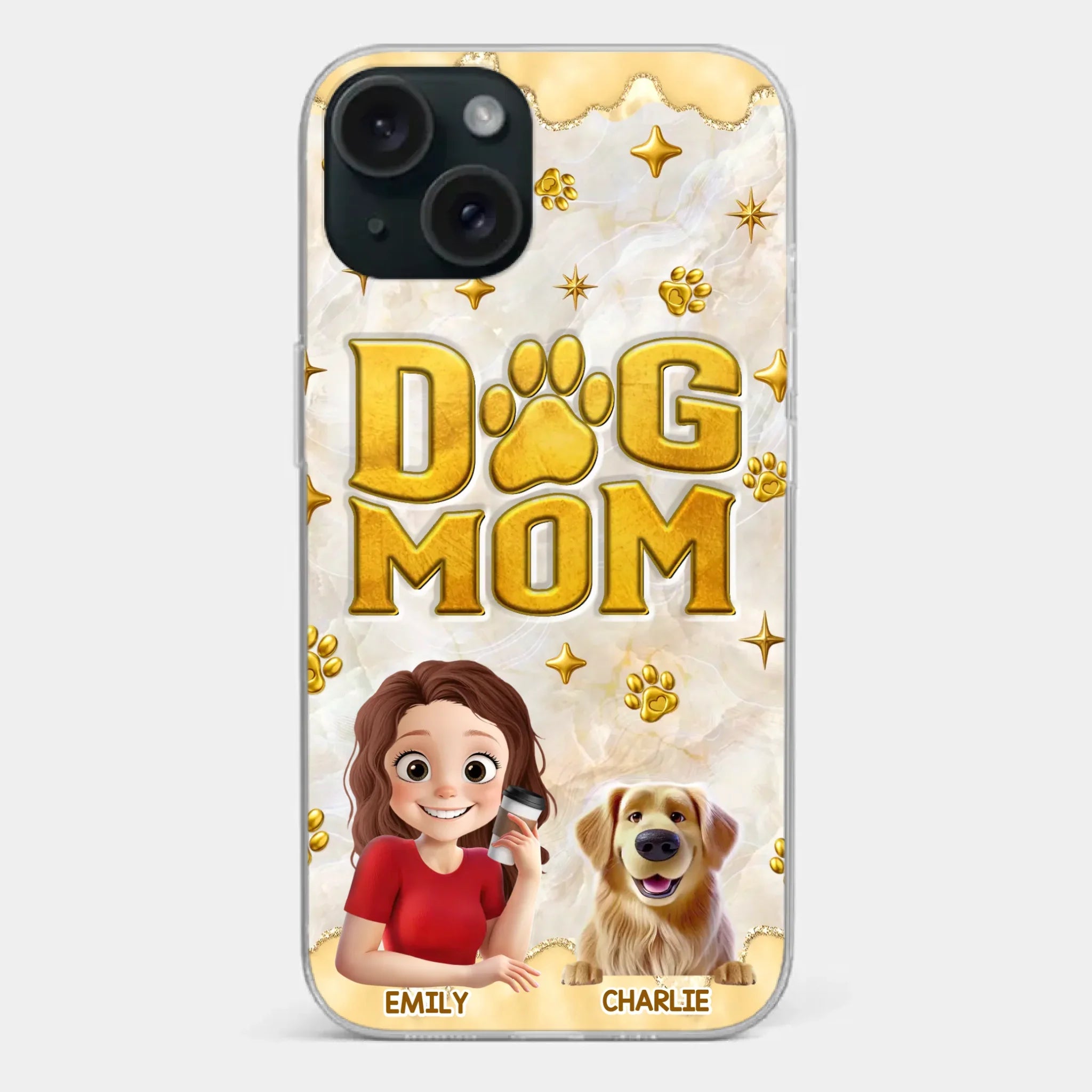 Custom Clear Phone Case - Personalized Christmas Birthday Gifts For Dog Cat Lovers, Dog Dad And Mom, Cat Owners - Pets Make Ordinary Days Brighter