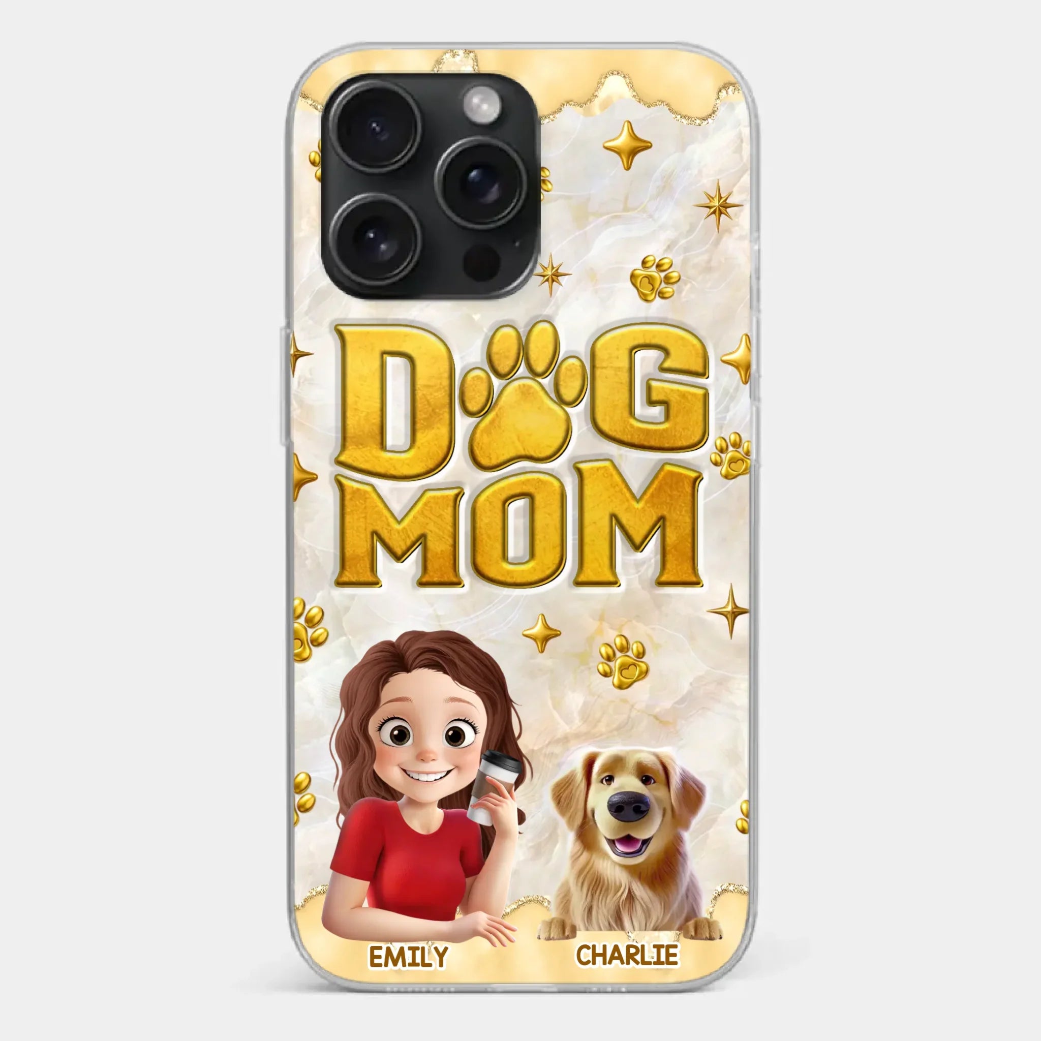 Custom Clear Phone Case - Personalized Christmas Birthday Gifts For Dog Cat Lovers, Dog Dad And Mom, Cat Owners - Pets Make Ordinary Days Brighter
