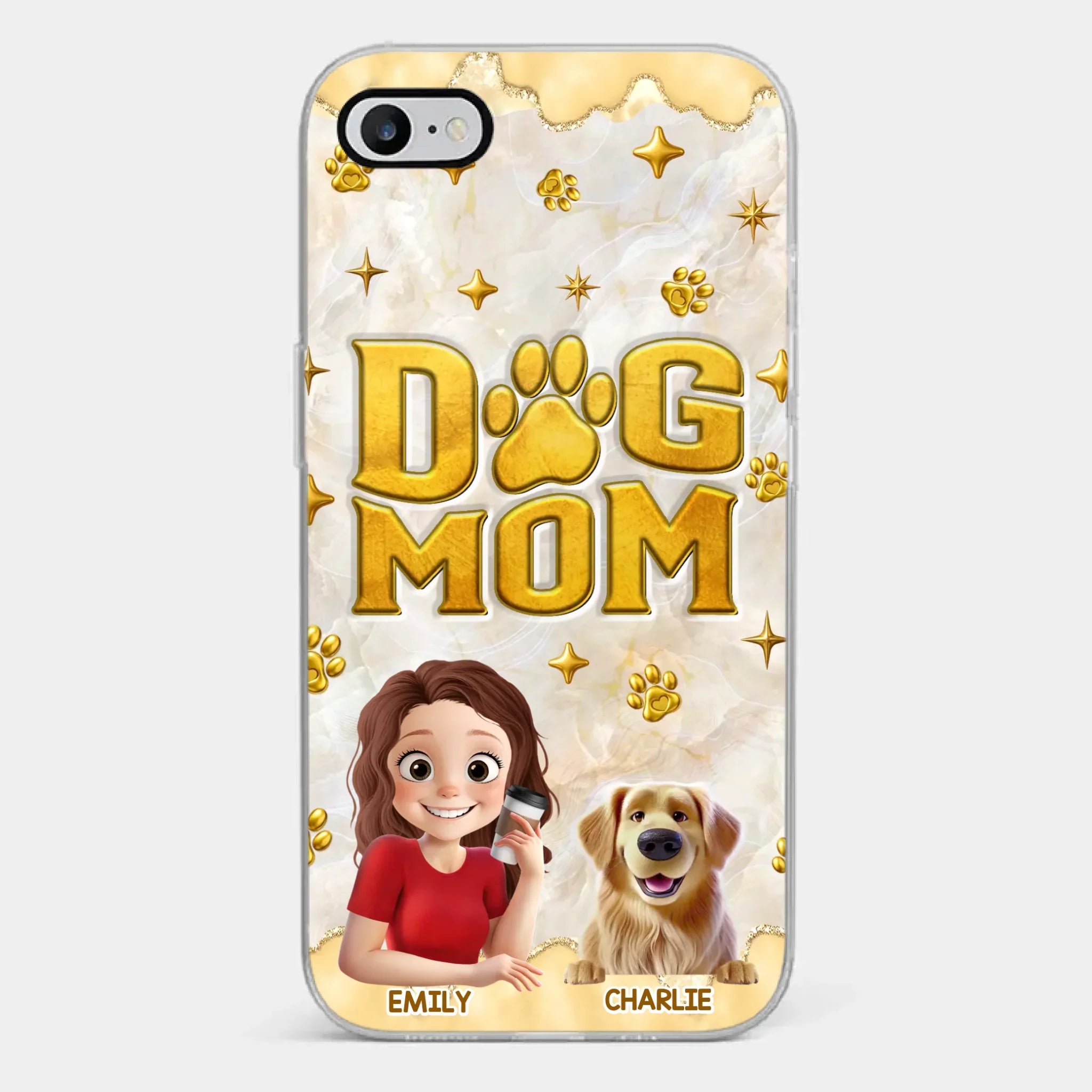 Custom Clear Phone Case - Personalized Christmas Birthday Gifts For Dog Cat Lovers, Dog Dad And Mom, Cat Owners - Pets Make Ordinary Days Brighter