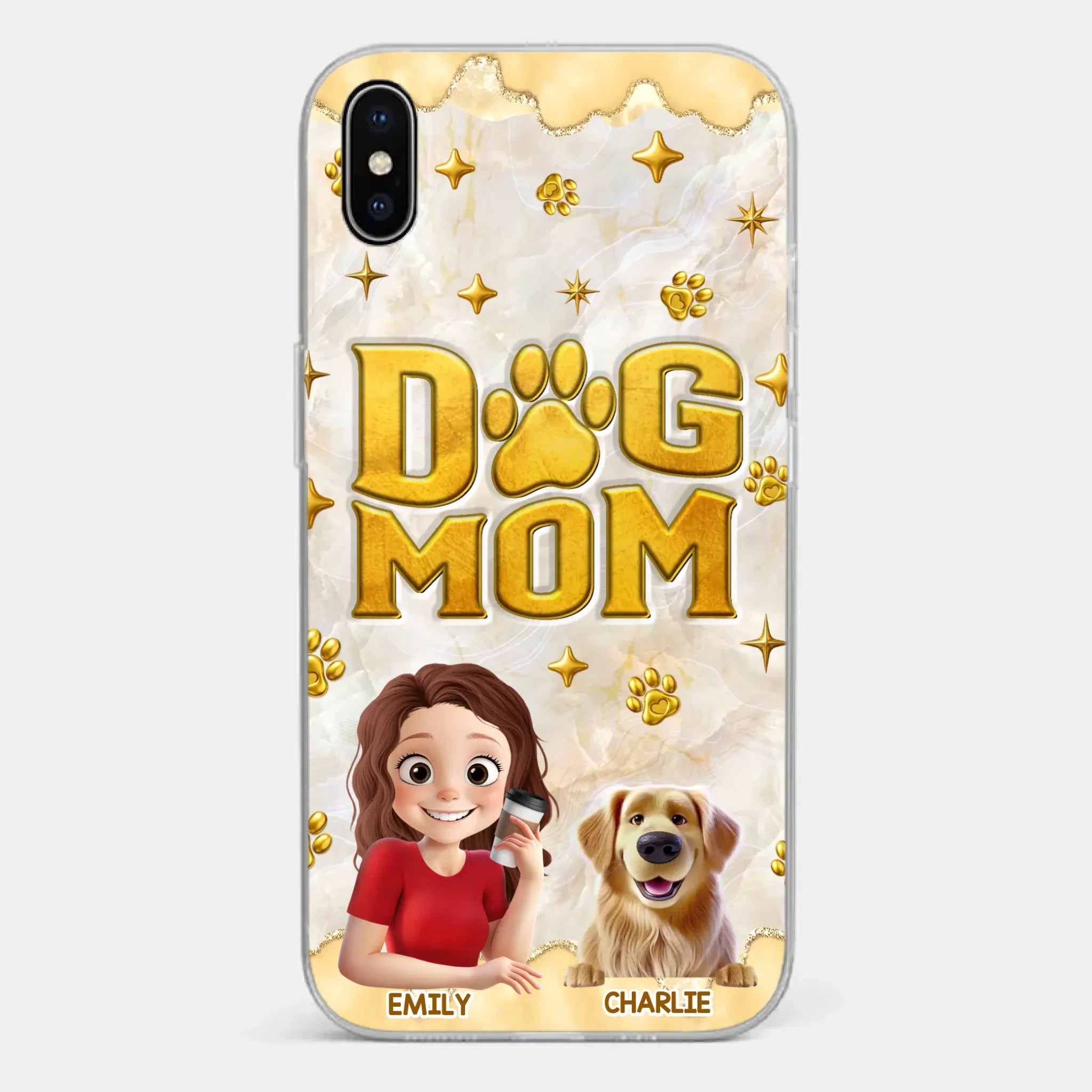 Custom Clear Phone Case - Personalized Christmas Birthday Gifts For Dog Cat Lovers, Dog Dad And Mom, Cat Owners - Pets Make Ordinary Days Brighter