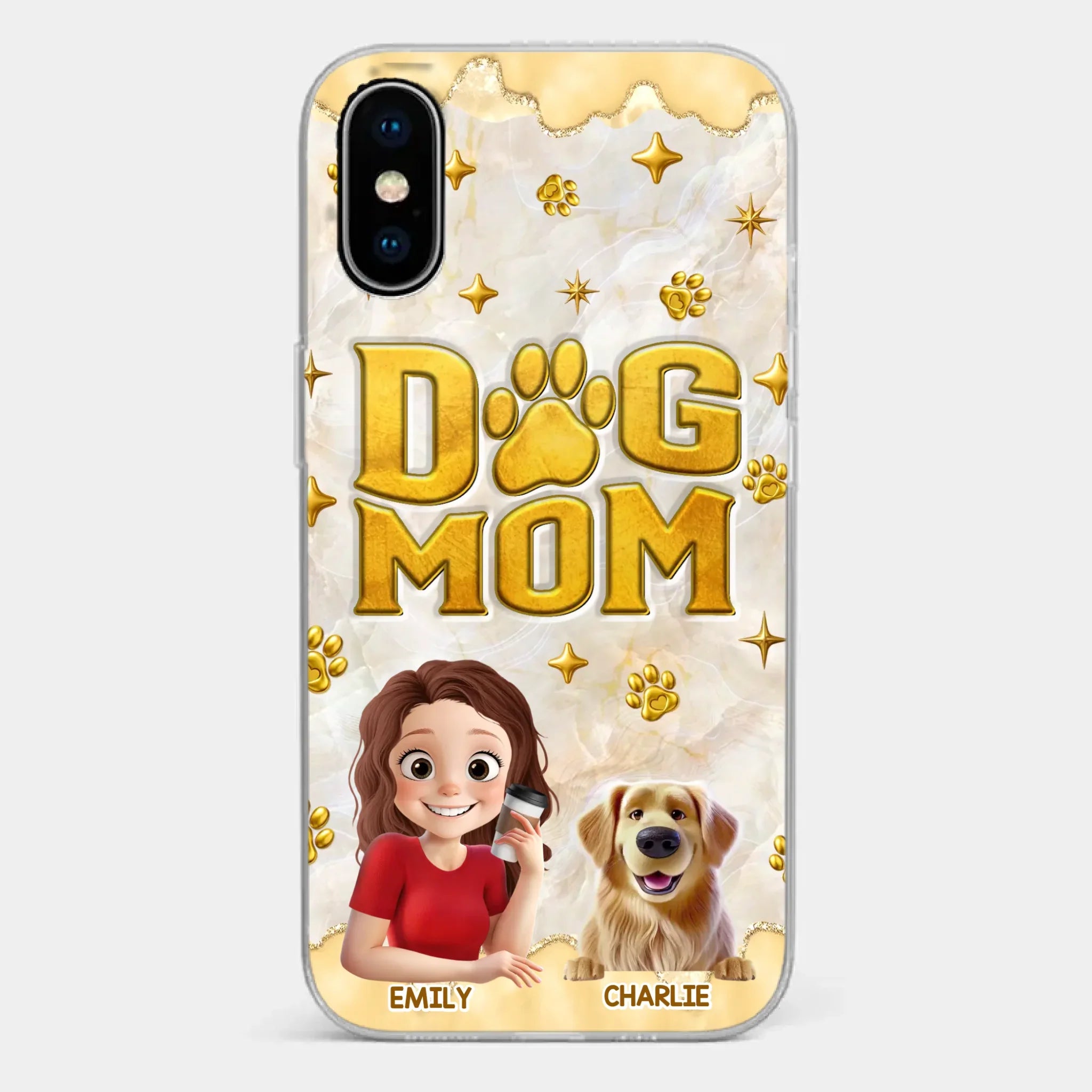 Custom Clear Phone Case - Personalized Christmas Birthday Gifts For Dog Cat Lovers, Dog Dad And Mom, Cat Owners - Pets Make Ordinary Days Brighter