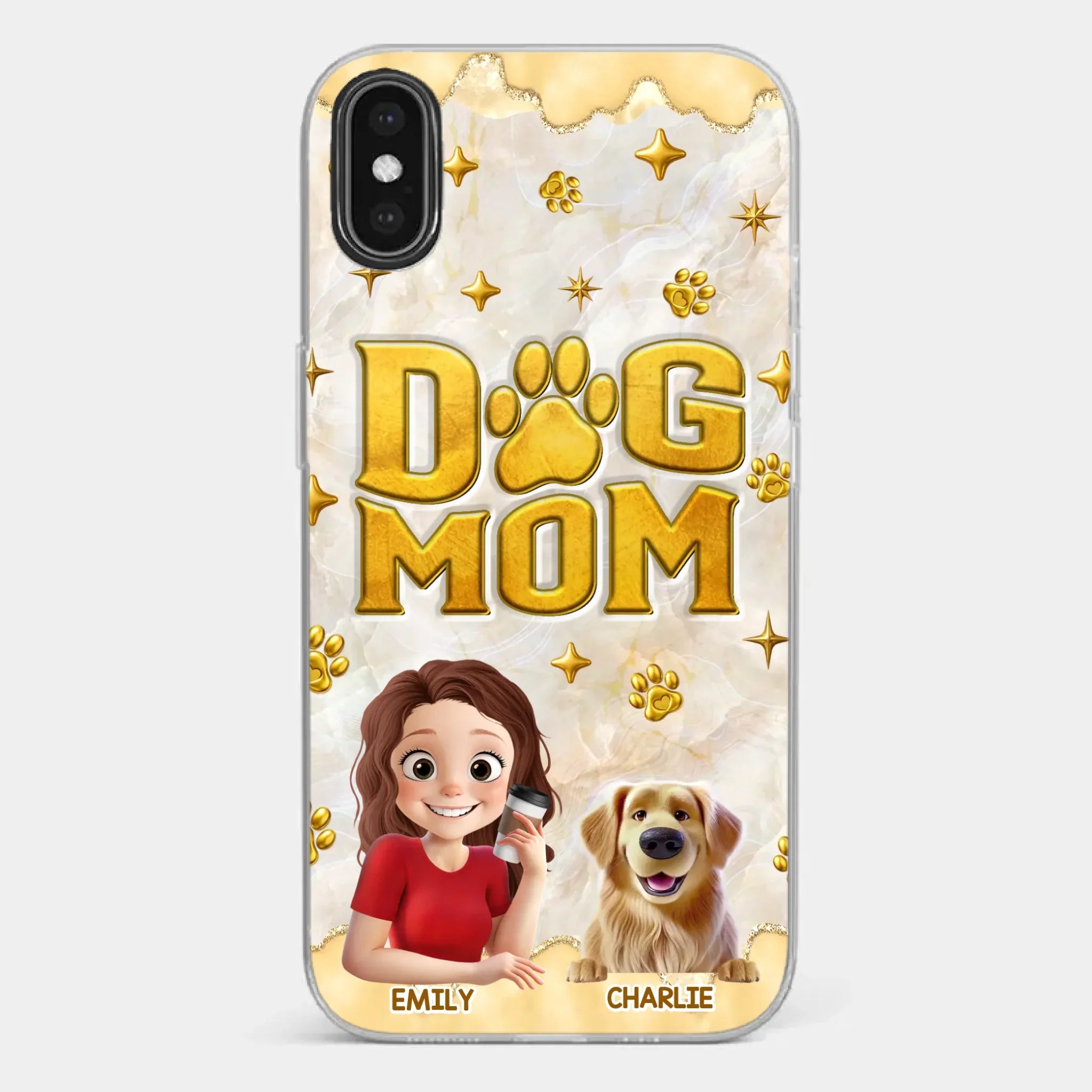 Custom Clear Phone Case - Personalized Christmas Birthday Gifts For Dog Cat Lovers, Dog Dad And Mom, Cat Owners - Pets Make Ordinary Days Brighter