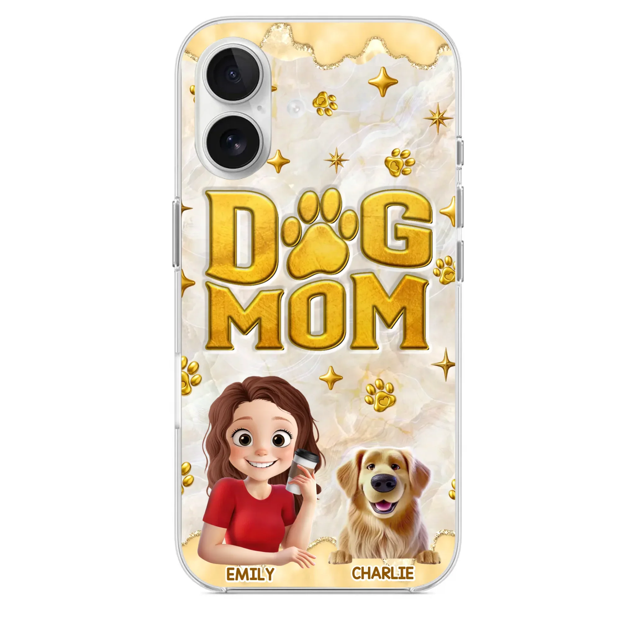 Custom Clear Phone Case - Personalized Christmas Birthday Gifts For Dog Cat Lovers, Dog Dad And Mom, Cat Owners - Pets Make Ordinary Days Brighter