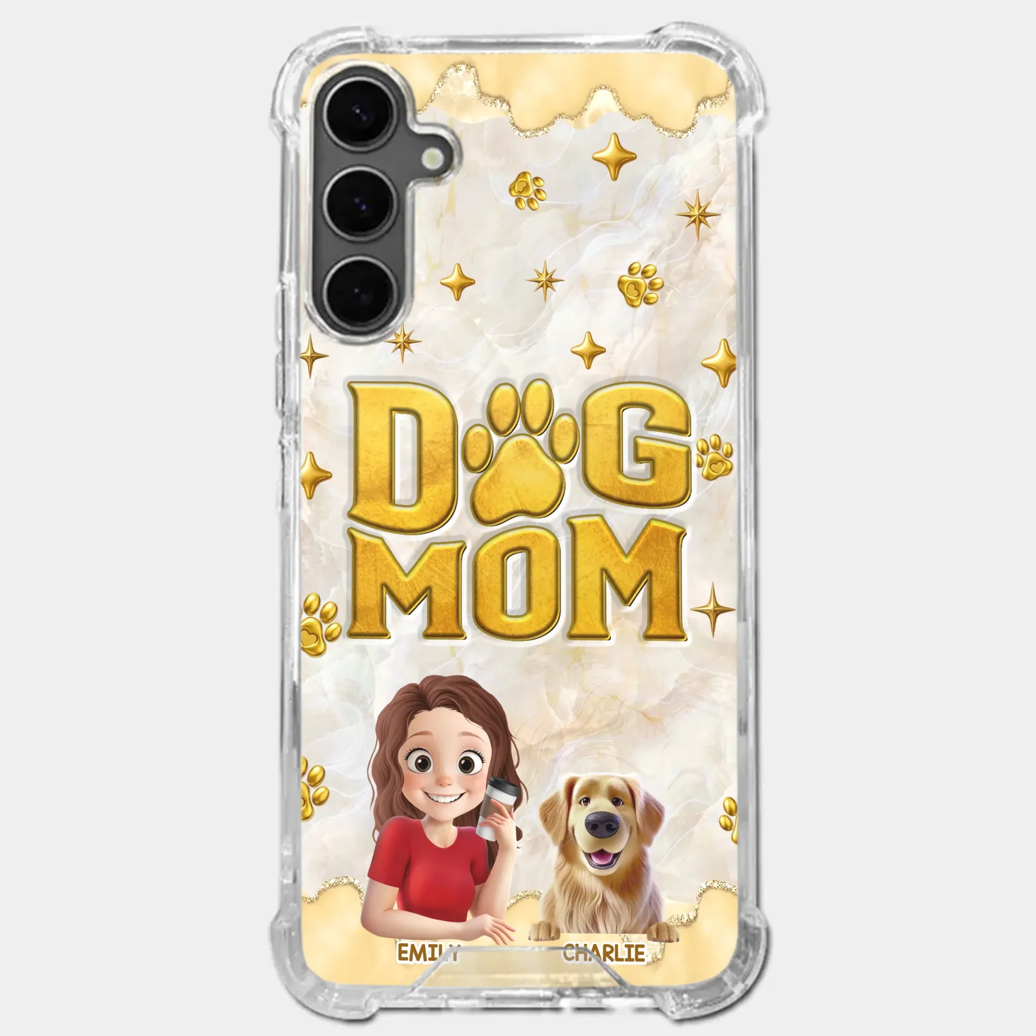 Custom Clear Phone Case - Personalized Christmas Birthday Gifts For Dog Cat Lovers, Dog Dad And Mom, Cat Owners - Pets Make Ordinary Days Brighter