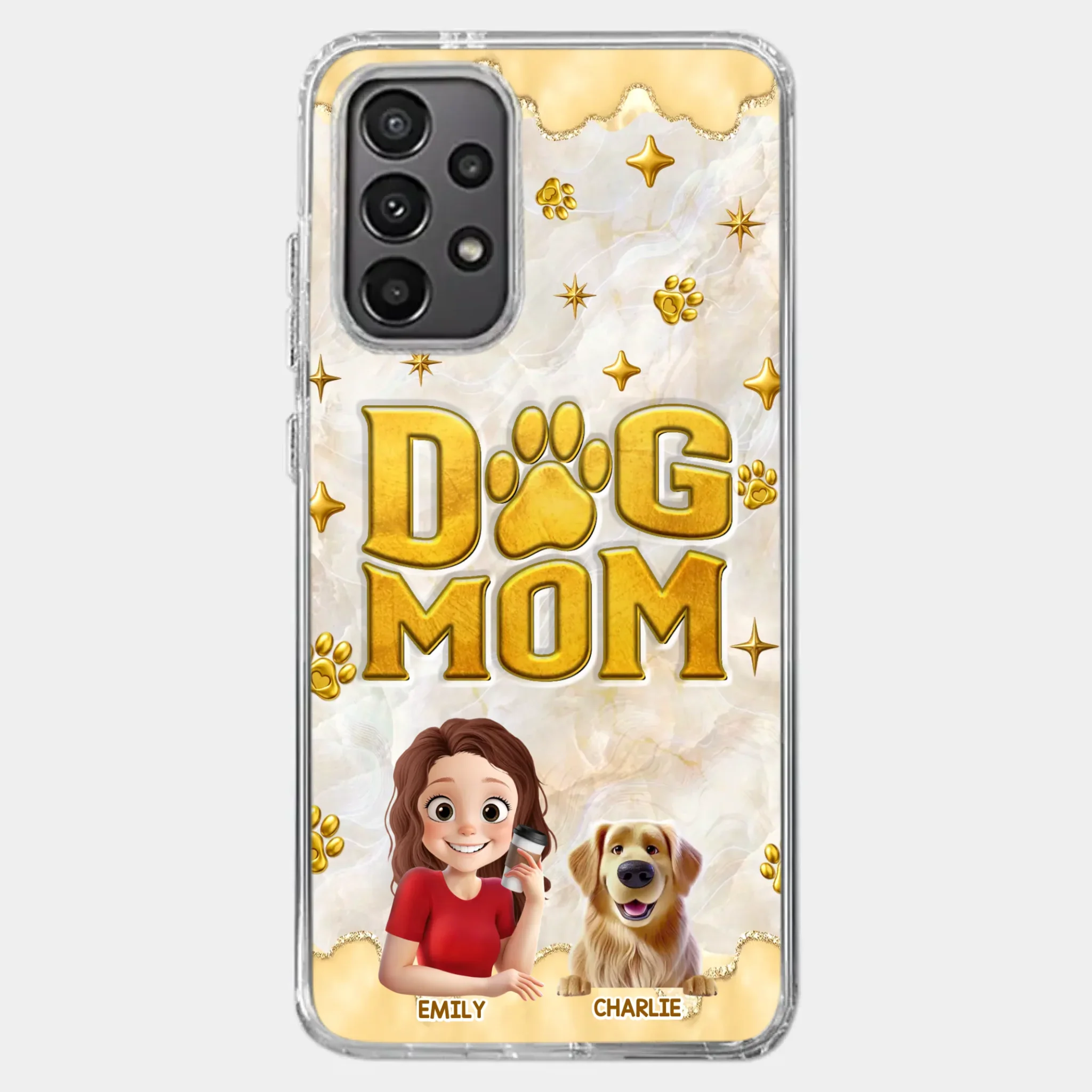 Custom Clear Phone Case - Personalized Christmas Birthday Gifts For Dog Cat Lovers, Dog Dad And Mom, Cat Owners - Pets Make Ordinary Days Brighter