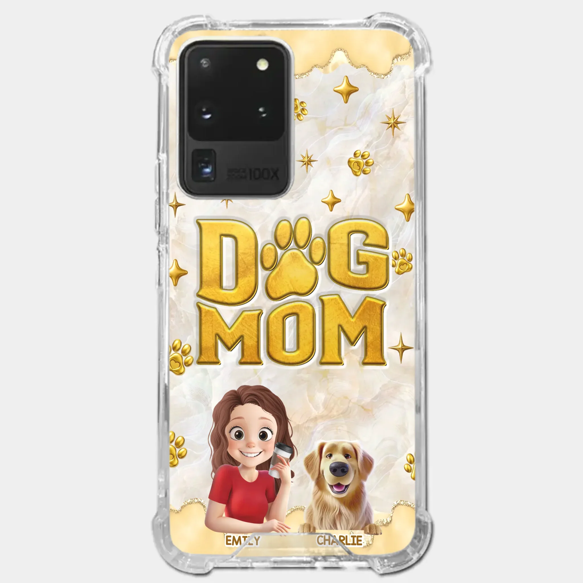 Custom Clear Phone Case - Personalized Christmas Birthday Gifts For Dog Cat Lovers, Dog Dad And Mom, Cat Owners - Pets Make Ordinary Days Brighter