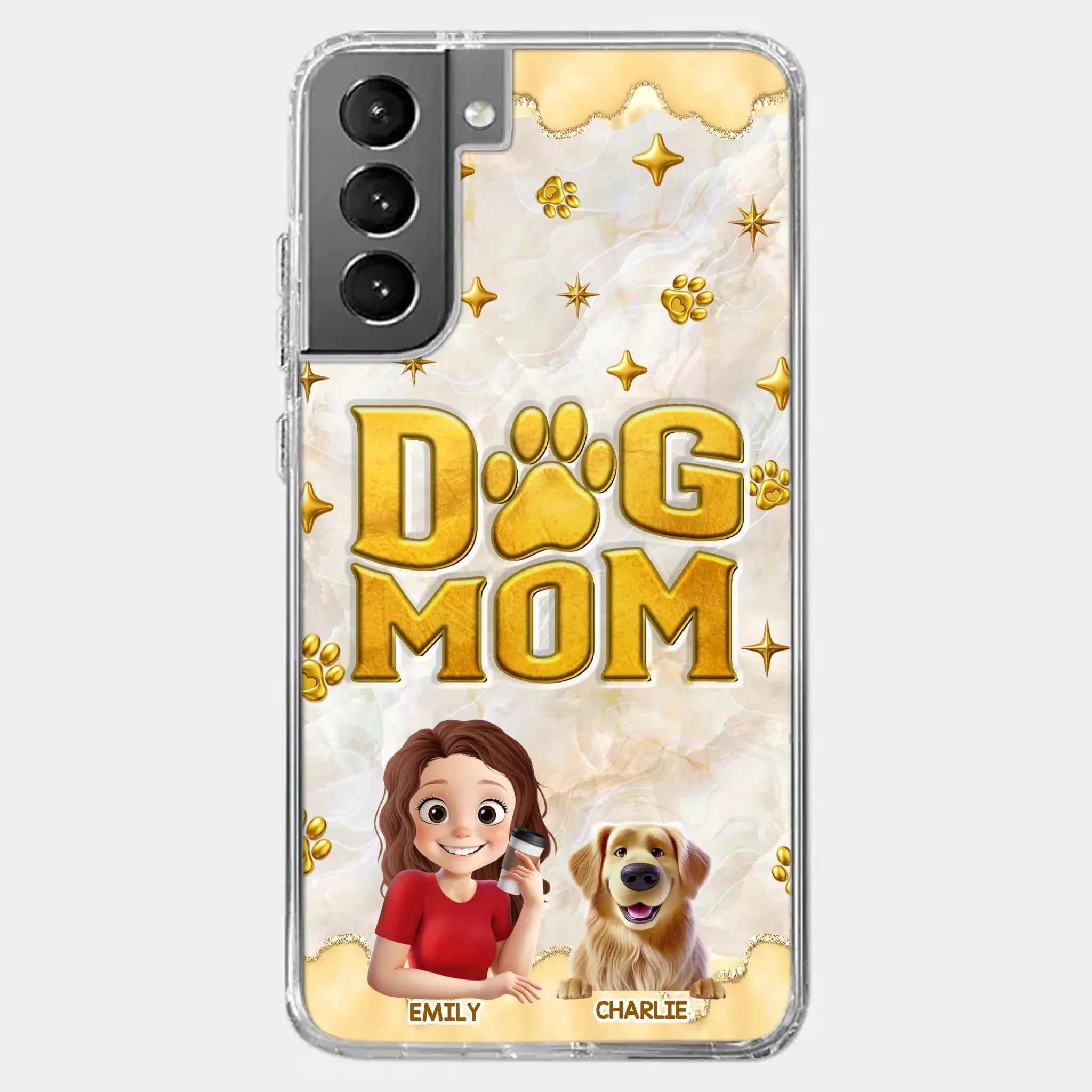 Custom Clear Phone Case - Personalized Christmas Birthday Gifts For Dog Cat Lovers, Dog Dad And Mom, Cat Owners - Pets Make Ordinary Days Brighter