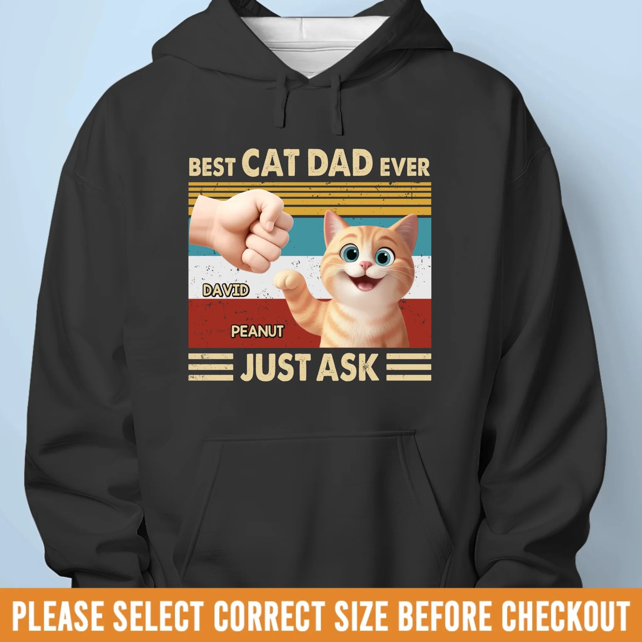 Custom Unisex T-shirt, Premium T-shirt, Hoodie - Personalized Birthday Gifts For Cat Lovers, Cat Mom And Dad - Joy Walks On Four Paws
