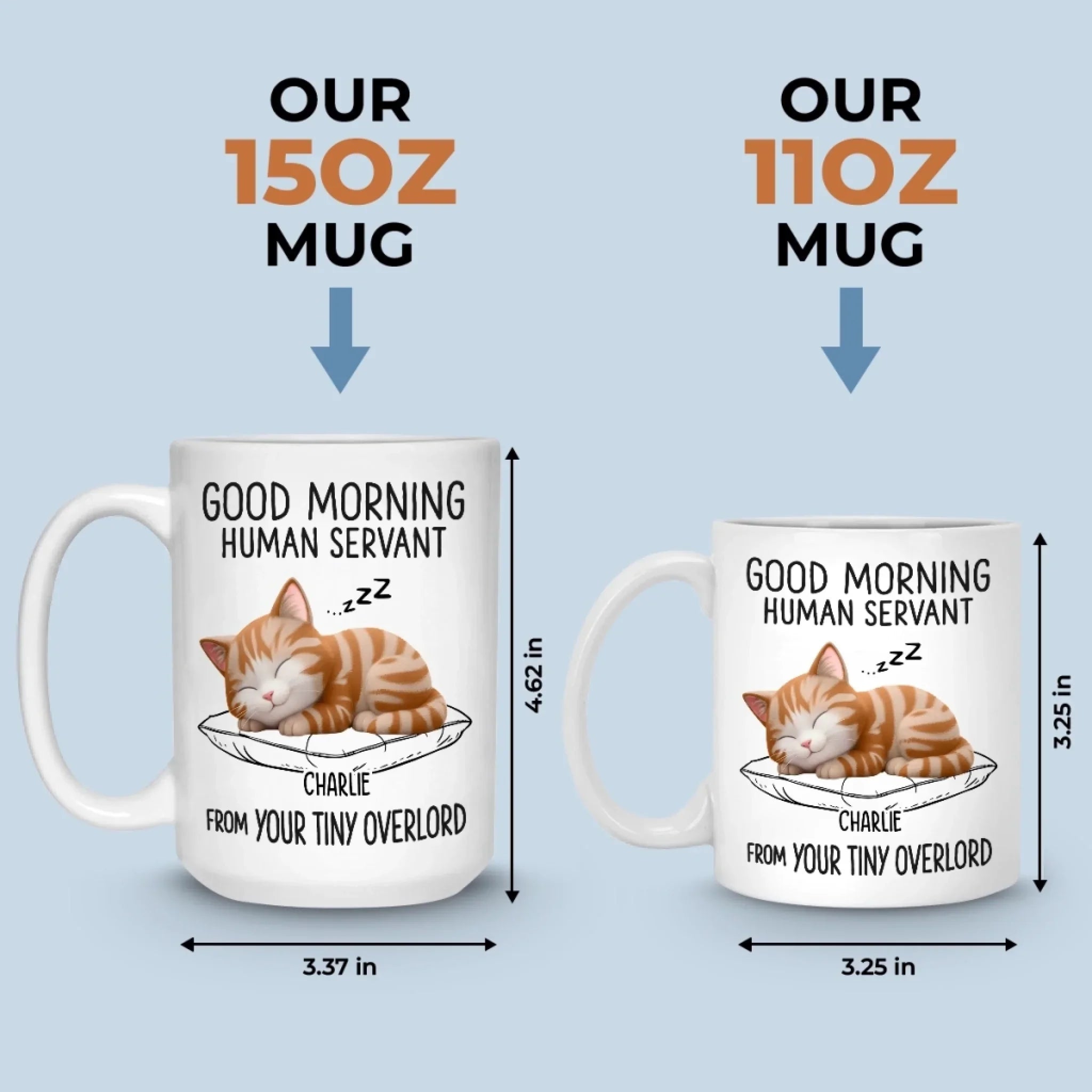 Custom Mug - Personalized Birthday Gifts For Cat Lovers, Cat Mom And Dad - Dreaming Of Snacks