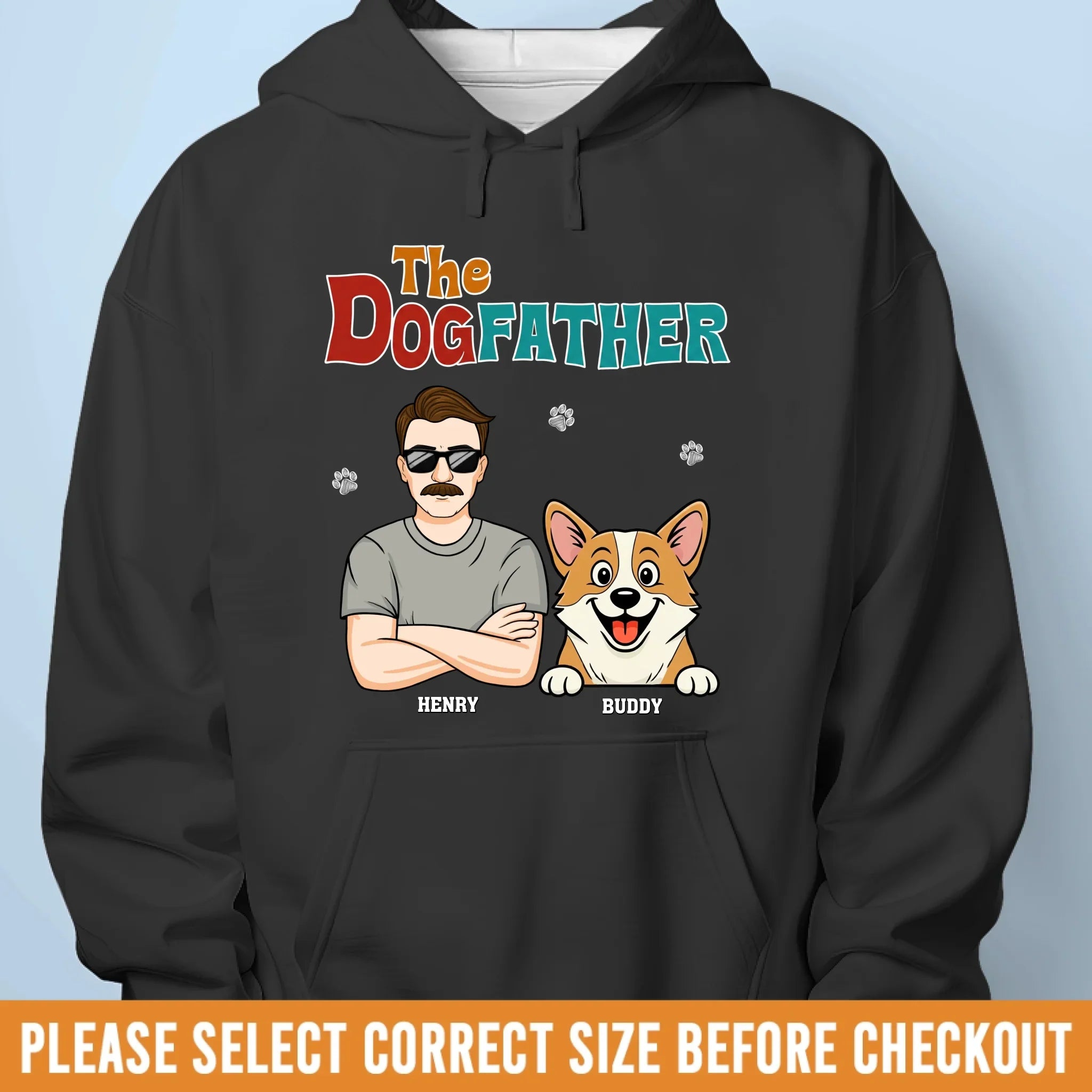 Custom Unisex T-shirt, Premium T-shirt, Hoodie - Personalized Birthday Gifts For Dog Lovers, Dog Dad And Mom - Dog Dad Mode On