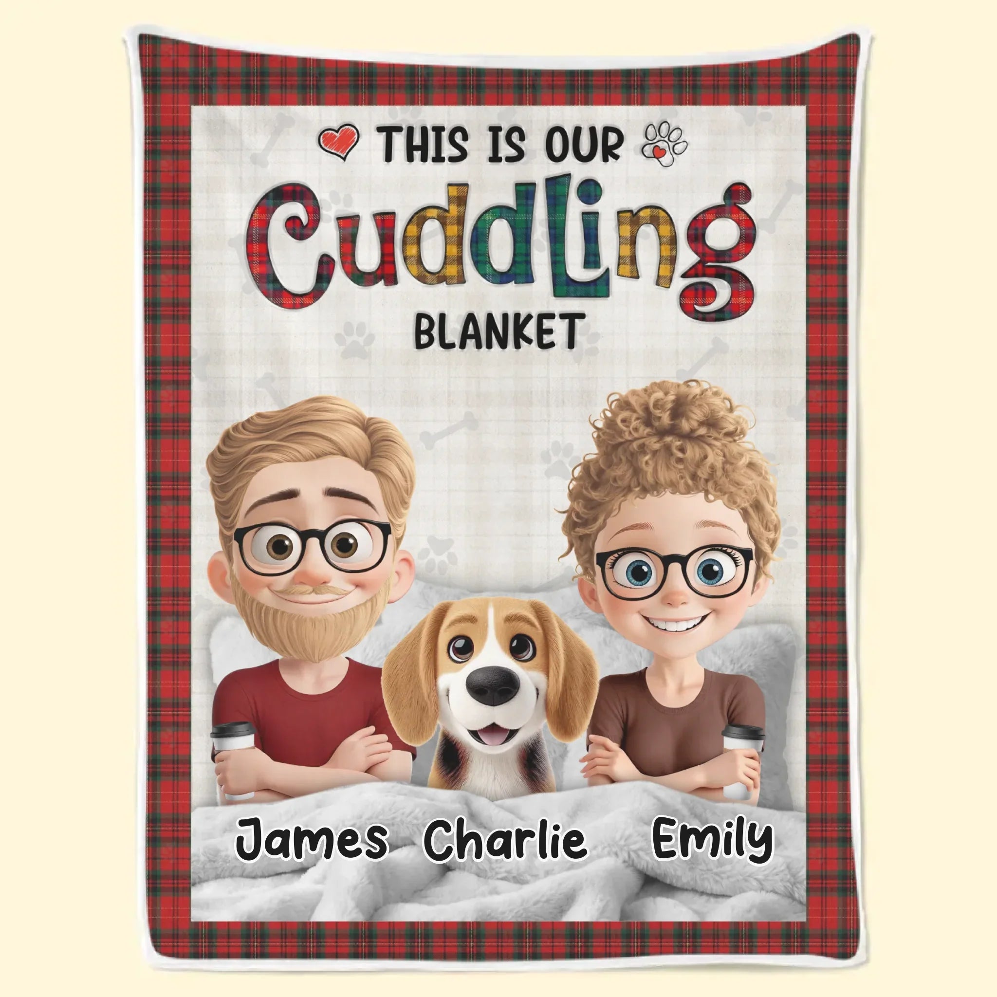 Custom Blanket - Personalized Birthday Gifts For Husband And Wife, Dog Cat Lovers - Home Is Love And Fur