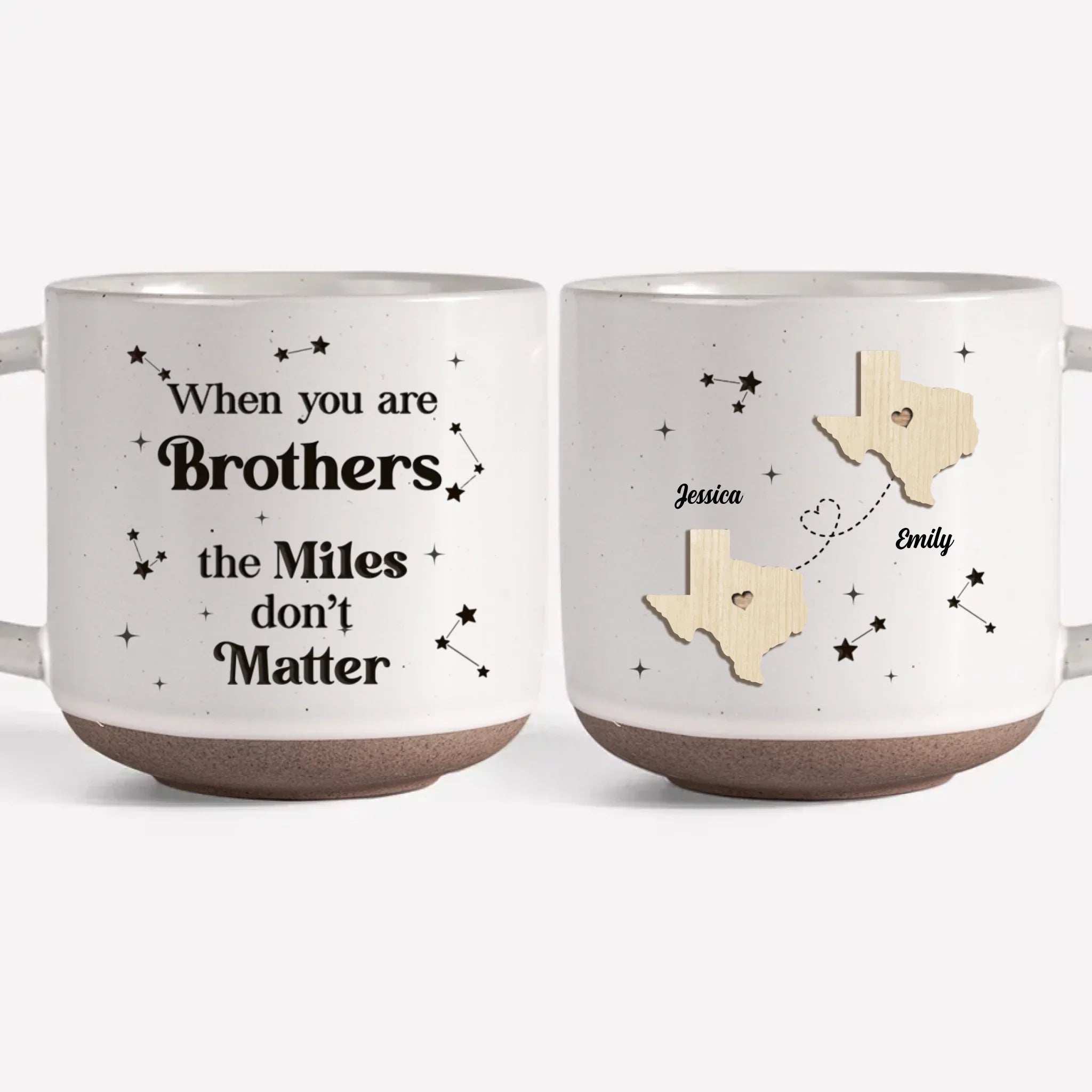 Family Is Forever In Our Hearts - Family Personalized Custom Printed Pottery Mug - Christmas Gift For Family Members