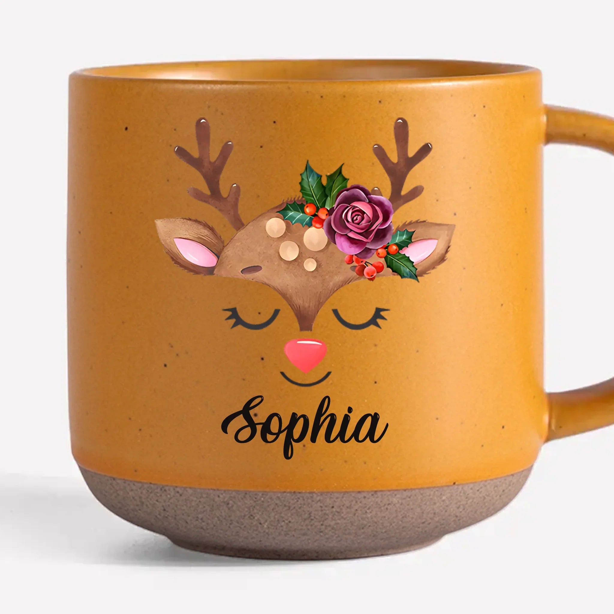 Love The Giver More Than The Gift - Family Personalized Custom Printed Pottery Mug - Christmas Gift For Family Members