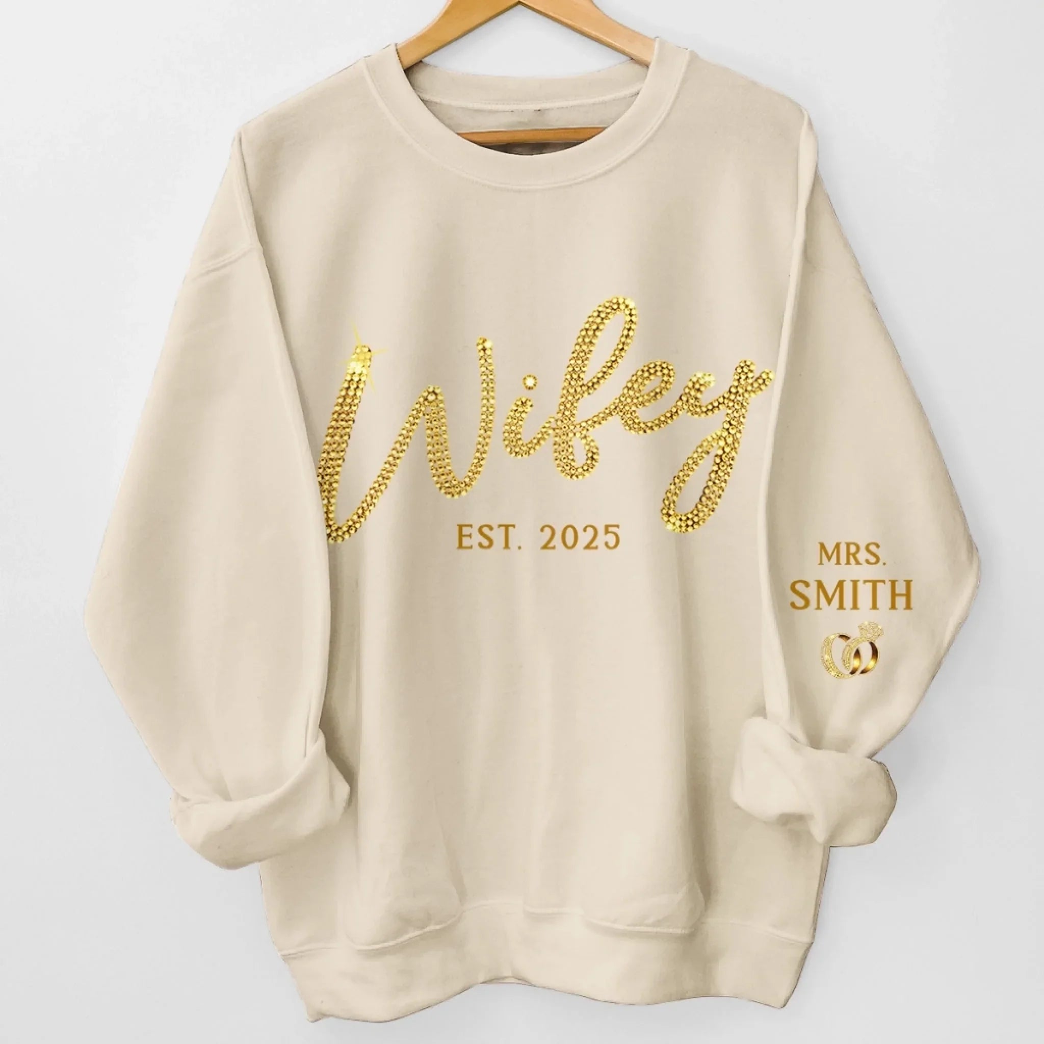 Custom Unisex Sweatshirt, Hoodie With Design On Sleeve - Personalized Anniversary Wedding Gifts For Husband And Wife, Him And Her - You Make Life Feel Kinder