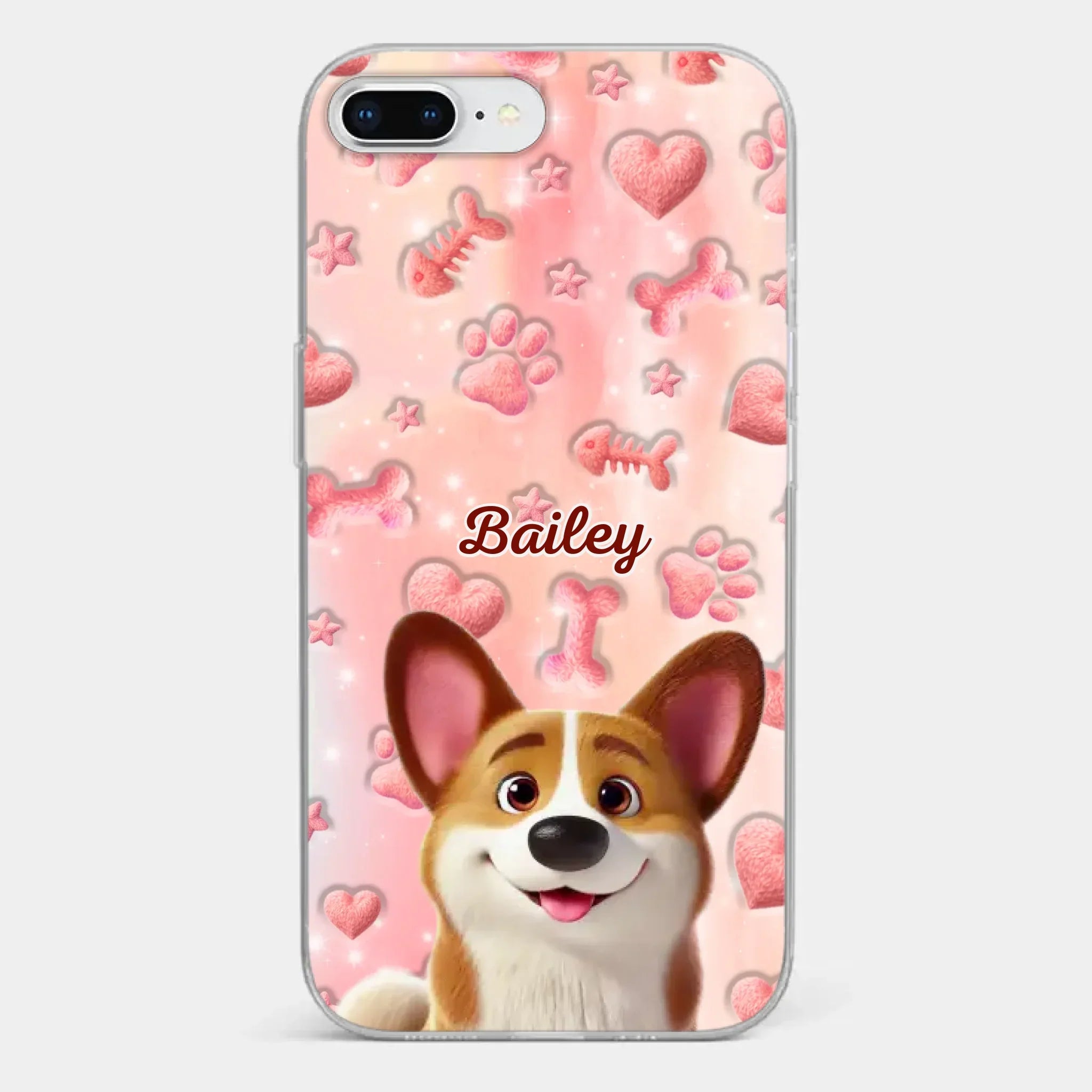 Custom Clear Phone Case - Personalized Christmas Birthday Gifts For Dog Cat Lovers, Dog Dad And Mom, Cat Owners - Every Day Starts With Paws