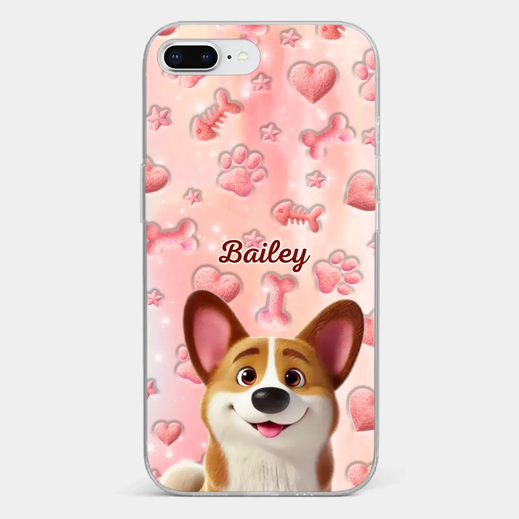 Custom Clear Phone Case - Personalized Christmas Birthday Gifts For Dog Cat Lovers, Dog Dad And Mom, Cat Owners - Every Day Starts With Paws