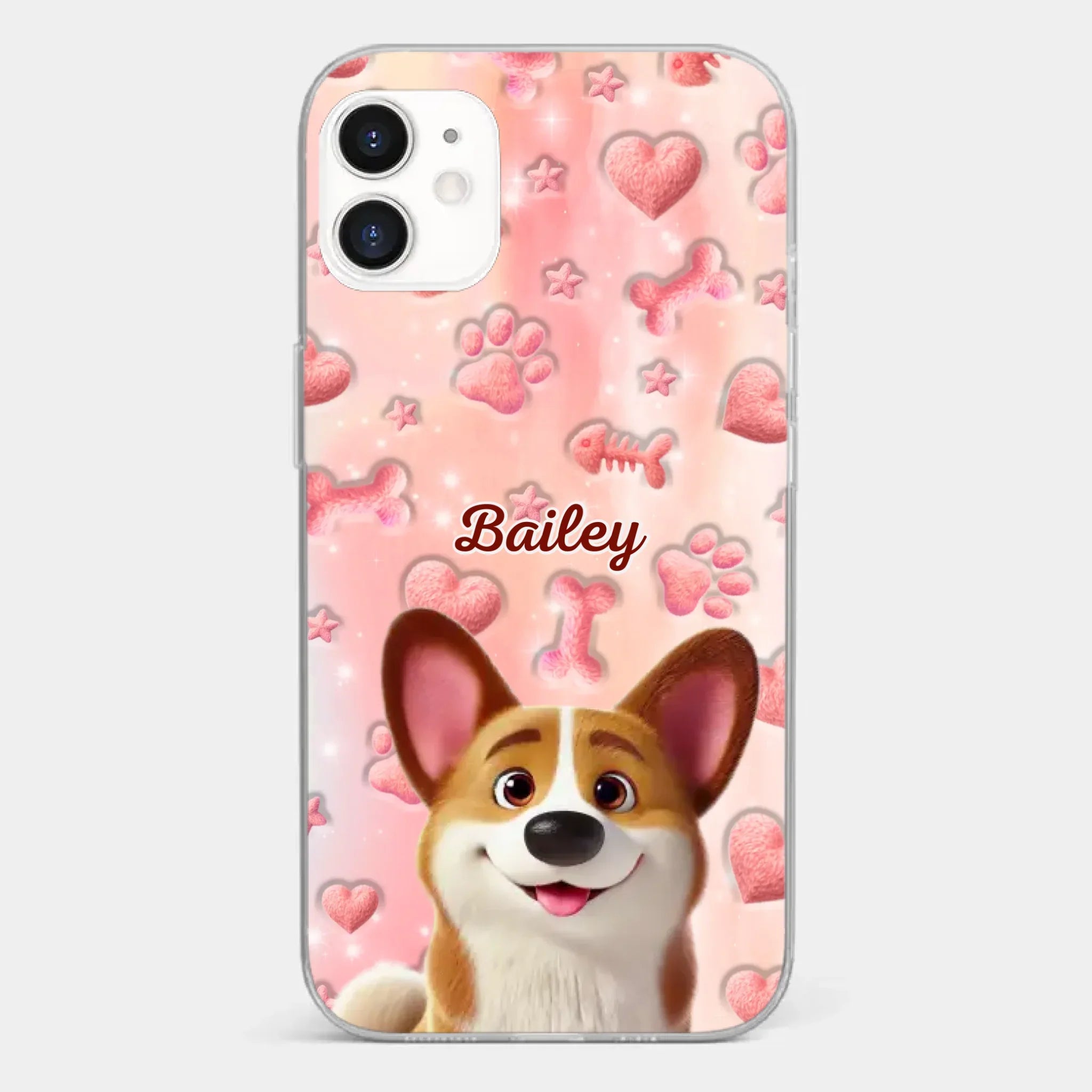 Custom Clear Phone Case - Personalized Christmas Birthday Gifts For Dog Cat Lovers, Dog Dad And Mom, Cat Owners - Every Day Starts With Paws