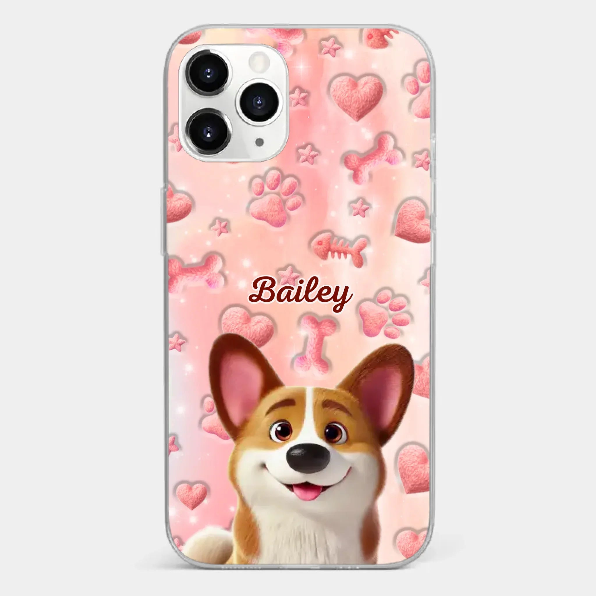 Custom Clear Phone Case - Personalized Christmas Birthday Gifts For Dog Cat Lovers, Dog Dad And Mom, Cat Owners - Every Day Starts With Paws