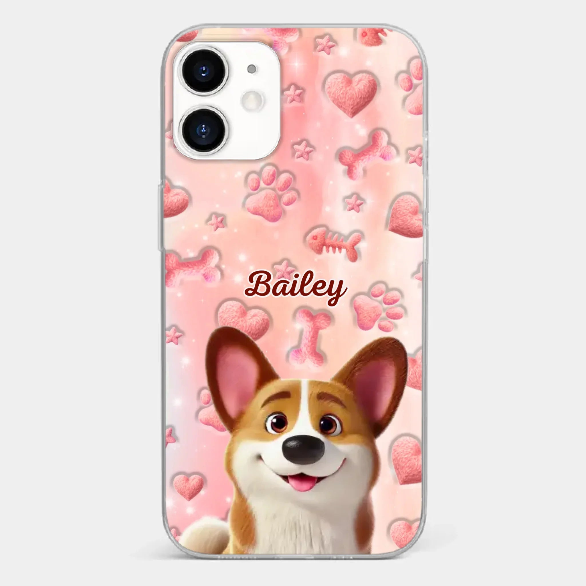 Custom Clear Phone Case - Personalized Christmas Birthday Gifts For Dog Cat Lovers, Dog Dad And Mom, Cat Owners - Every Day Starts With Paws