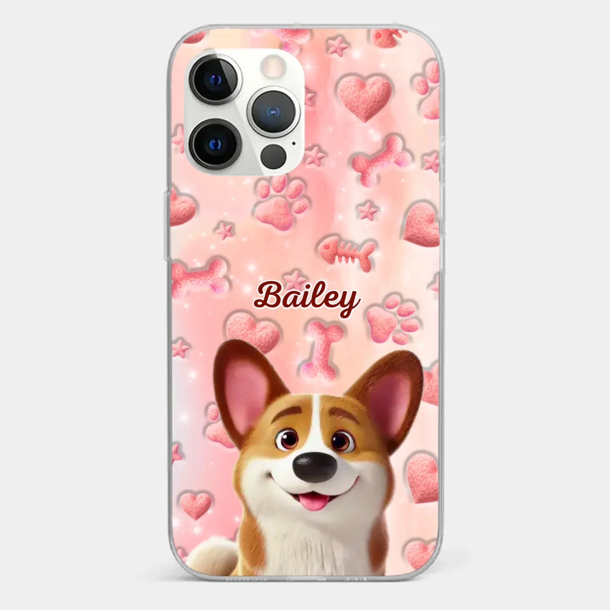 Custom Clear Phone Case - Personalized Christmas Birthday Gifts For Dog Cat Lovers, Dog Dad And Mom, Cat Owners - Every Day Starts With Paws