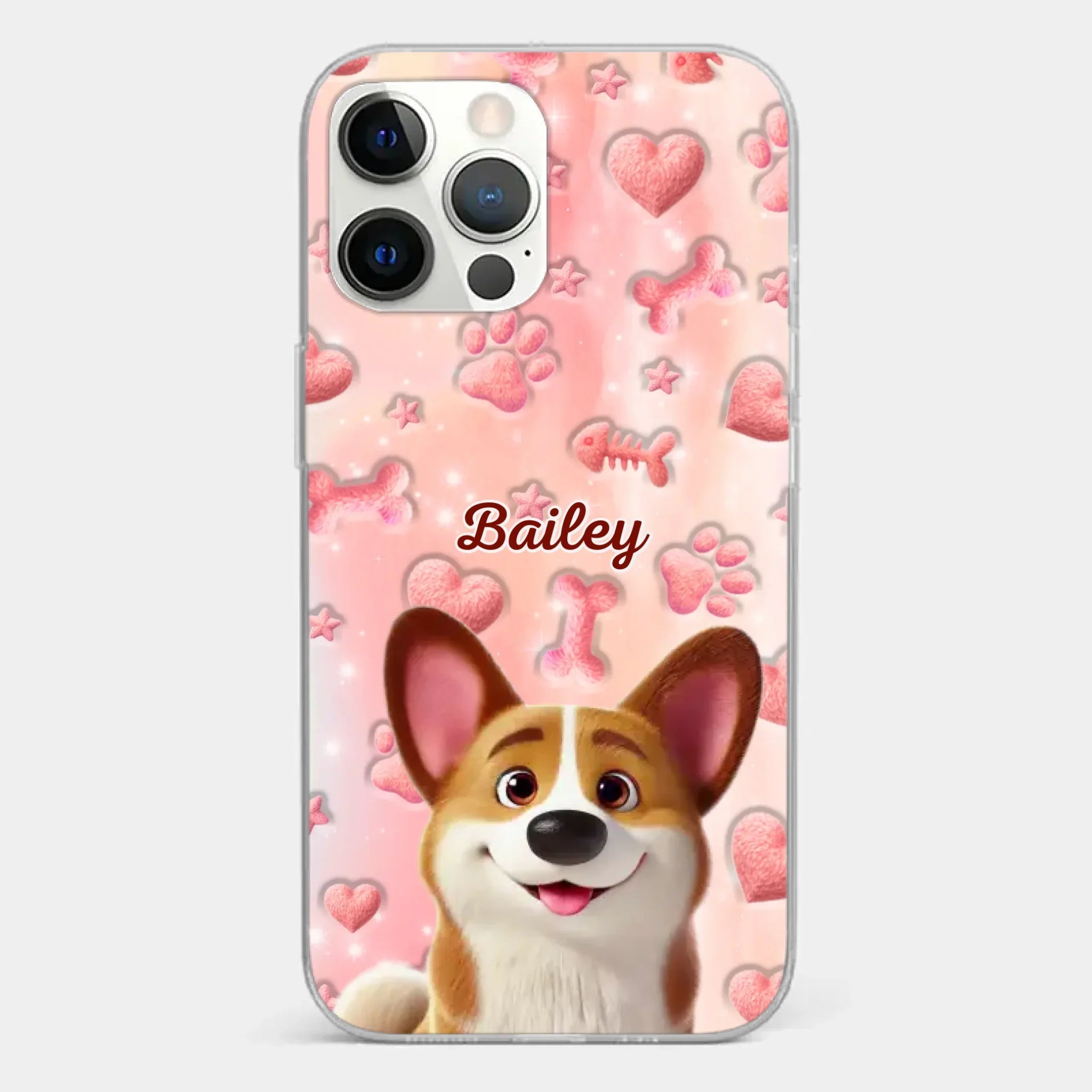 Custom Clear Phone Case - Personalized Christmas Birthday Gifts For Dog Cat Lovers, Dog Dad And Mom, Cat Owners - Every Day Starts With Paws