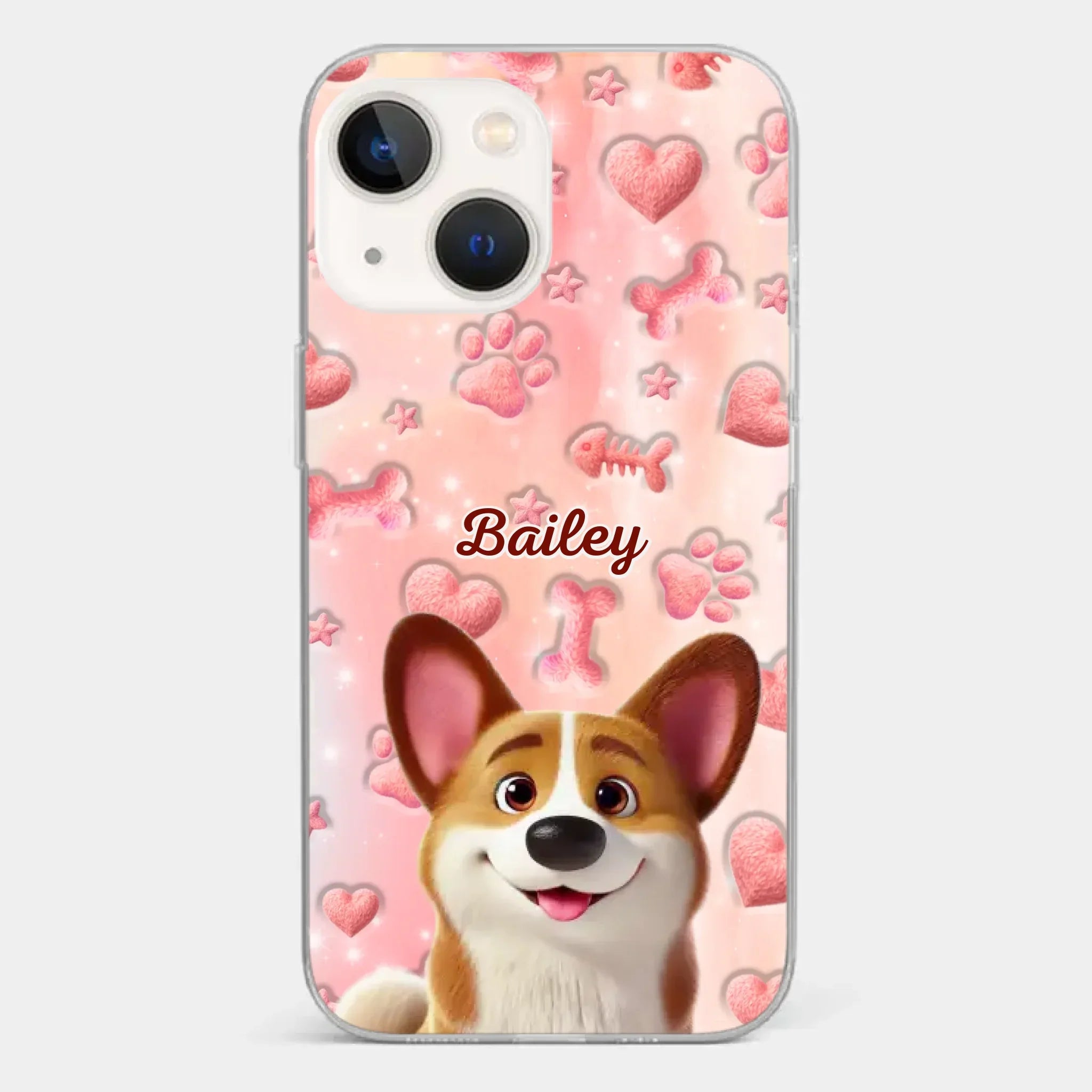 Custom Clear Phone Case - Personalized Christmas Birthday Gifts For Dog Cat Lovers, Dog Dad And Mom, Cat Owners - Every Day Starts With Paws