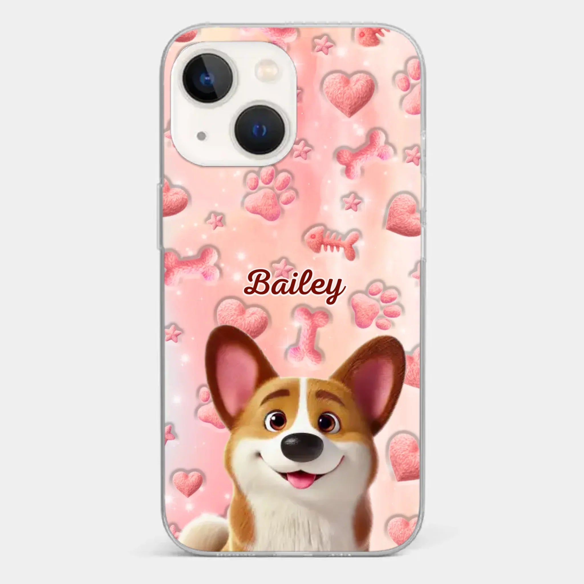 Custom Clear Phone Case - Personalized Christmas Birthday Gifts For Dog Cat Lovers, Dog Dad And Mom, Cat Owners - Every Day Starts With Paws