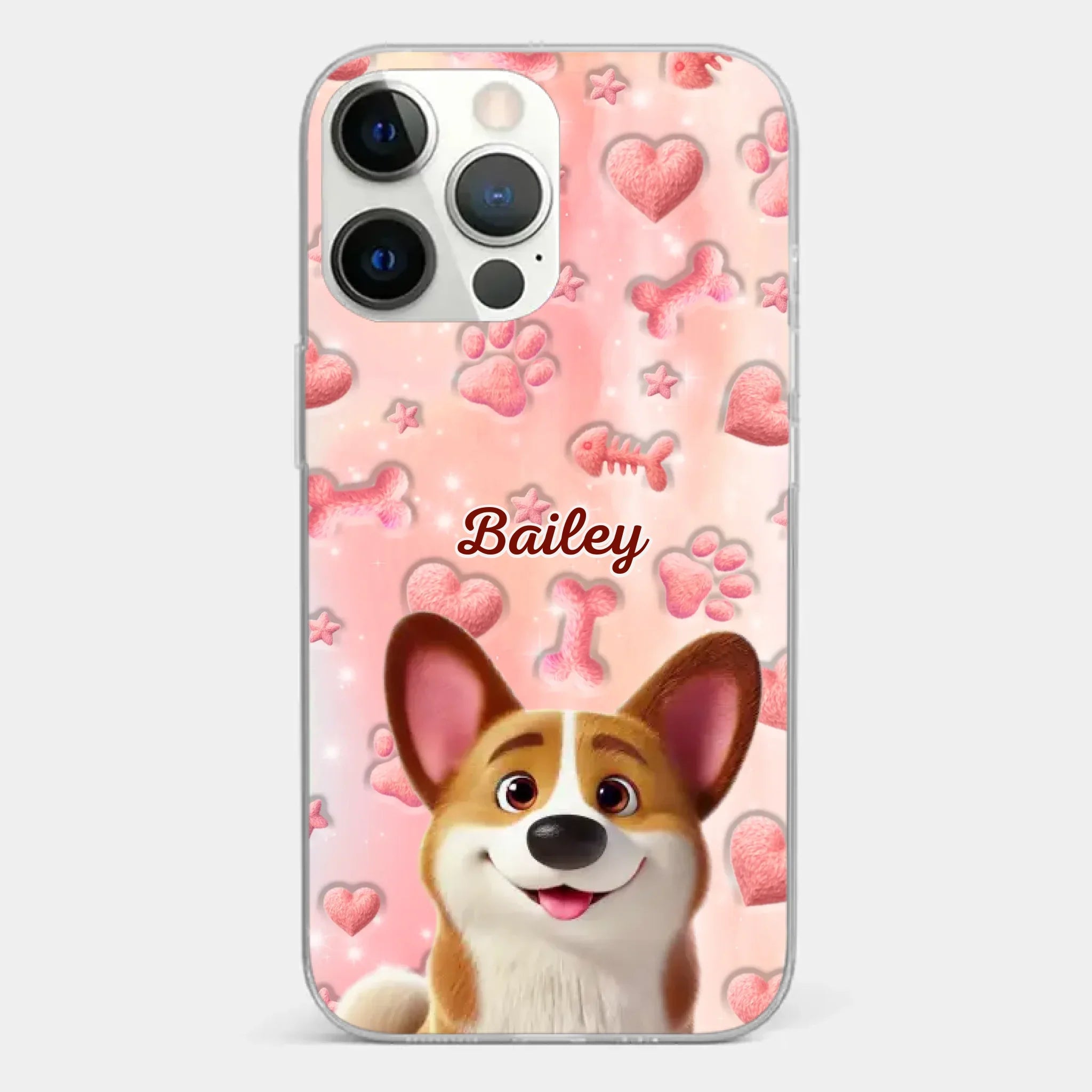 Custom Clear Phone Case - Personalized Christmas Birthday Gifts For Dog Cat Lovers, Dog Dad And Mom, Cat Owners - Every Day Starts With Paws